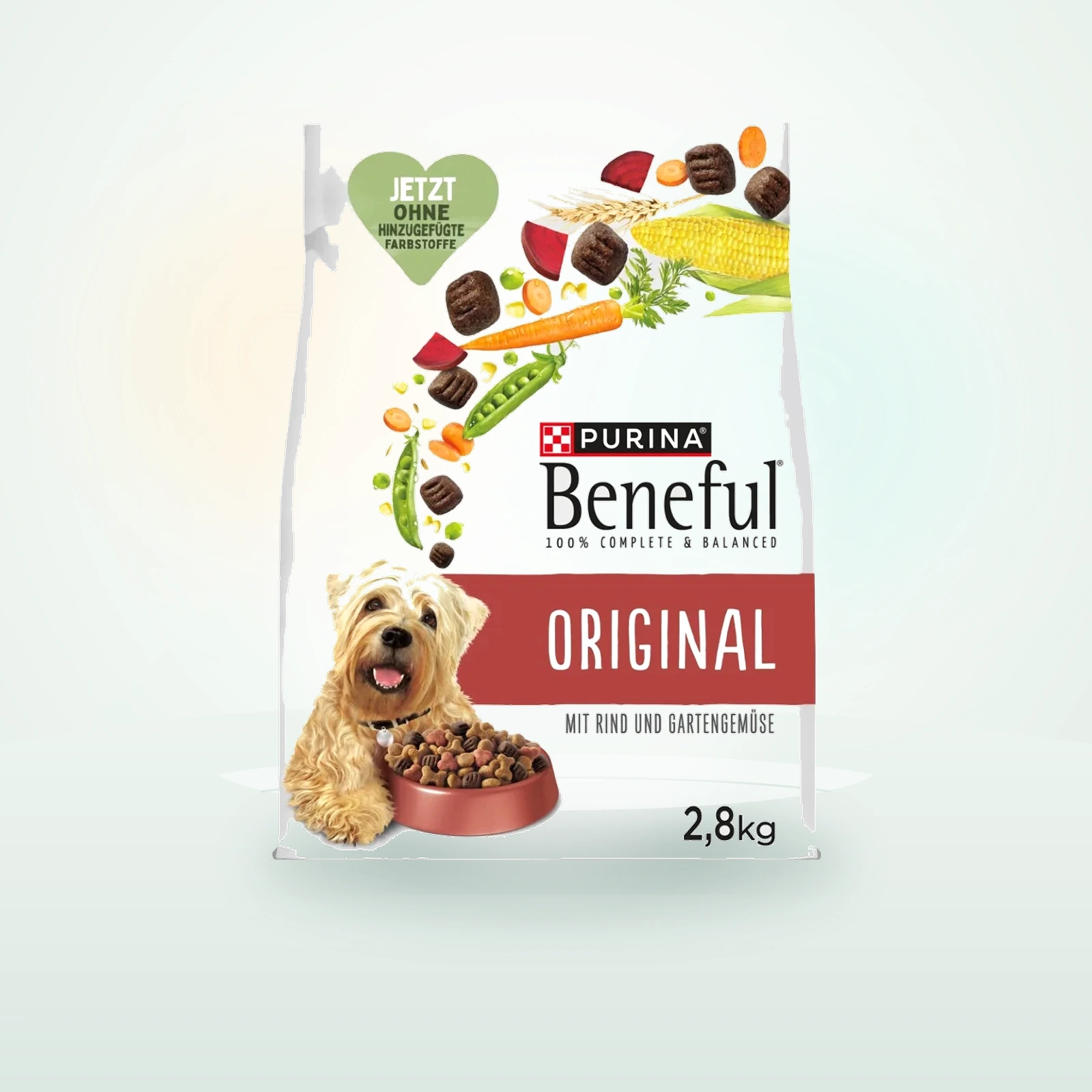 Beneful Purina Original Trockenfutter Hund, Adult, Rind & Gartengemüse