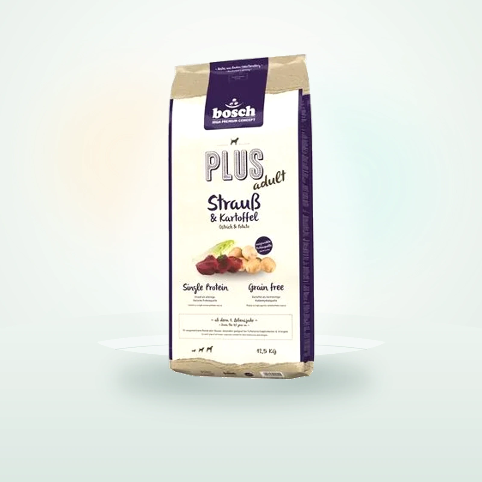 Bosch Plus con avestruz y patata