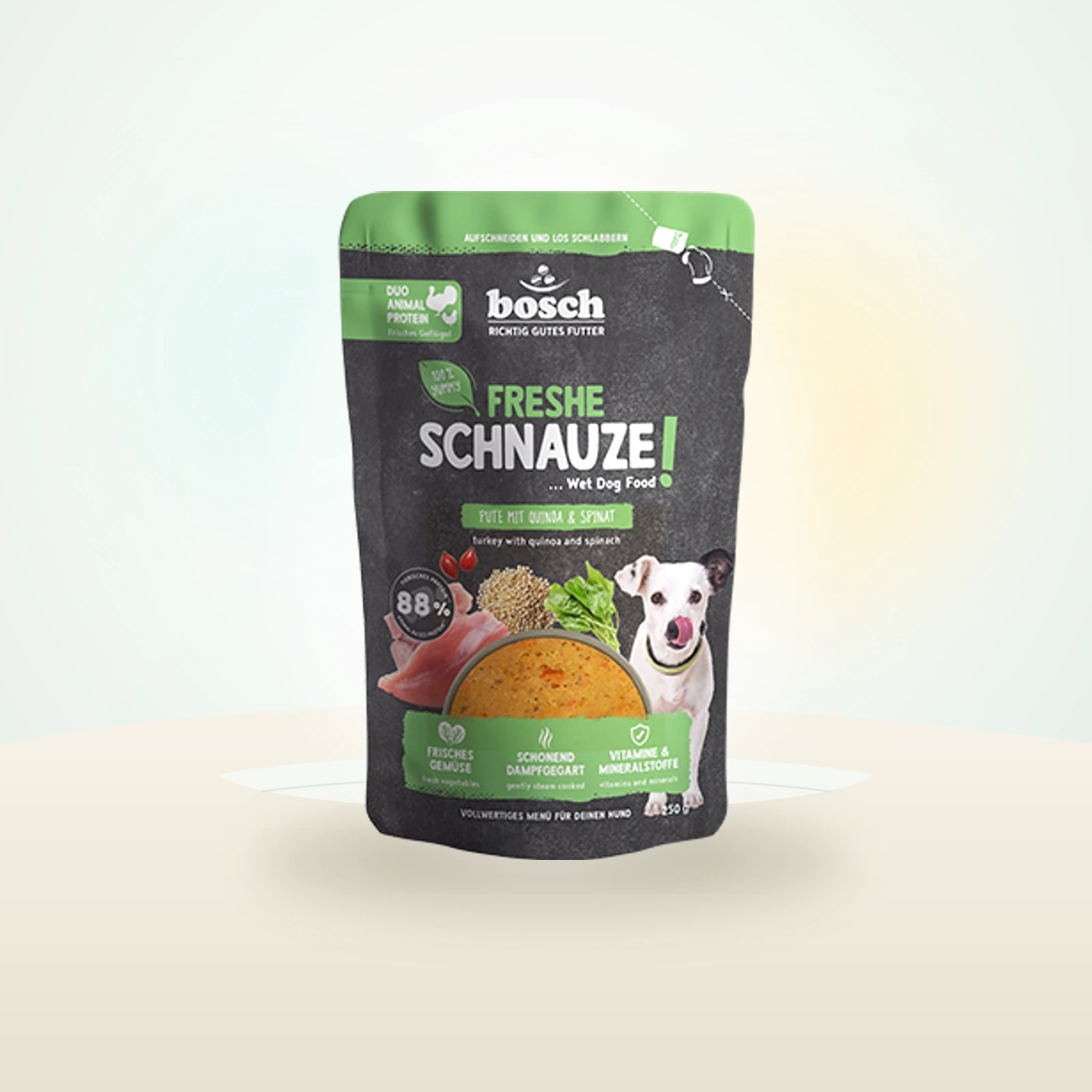Bosch Pute mit Quinoa & Spinat