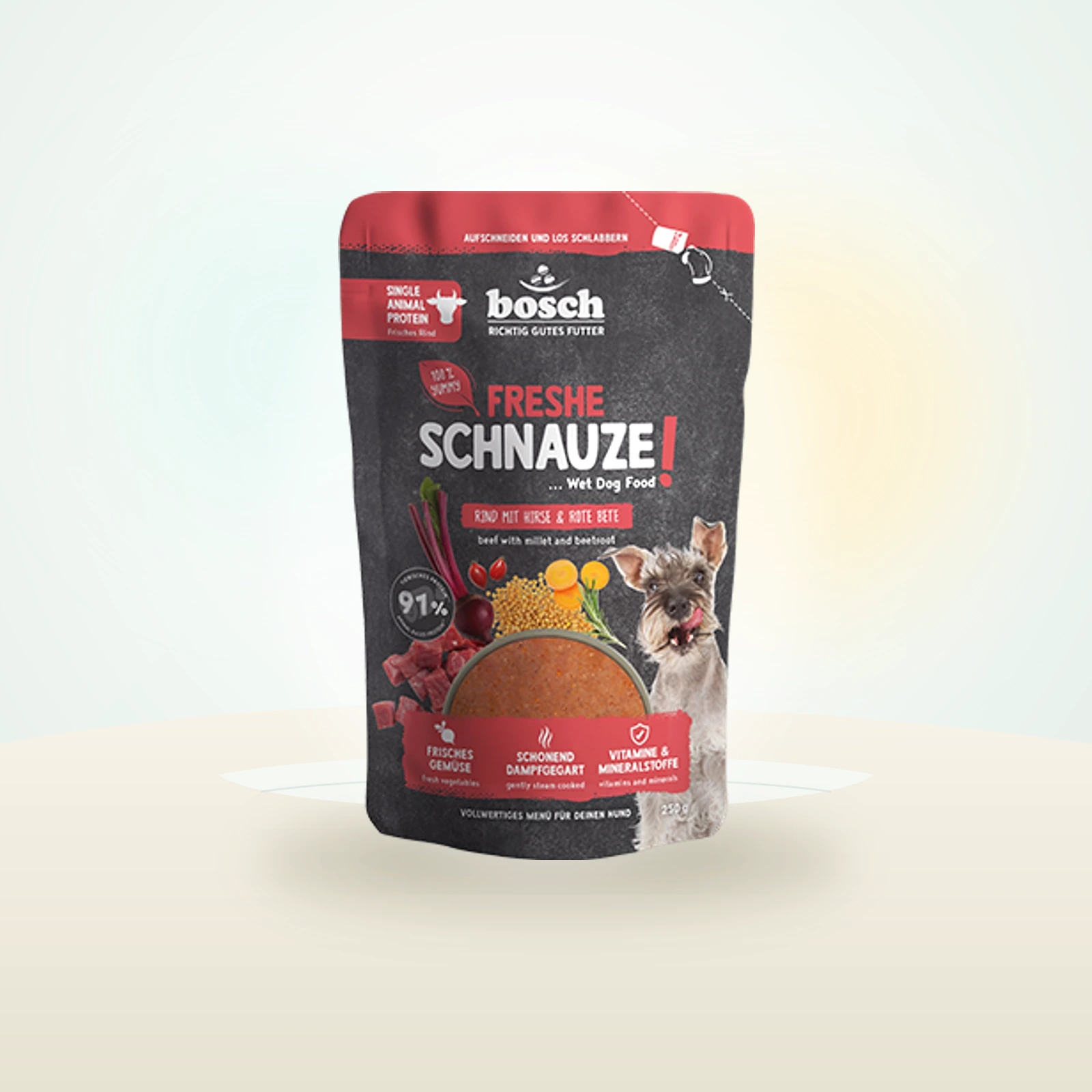 Bosch Rind mit Hirse & Rote Bete