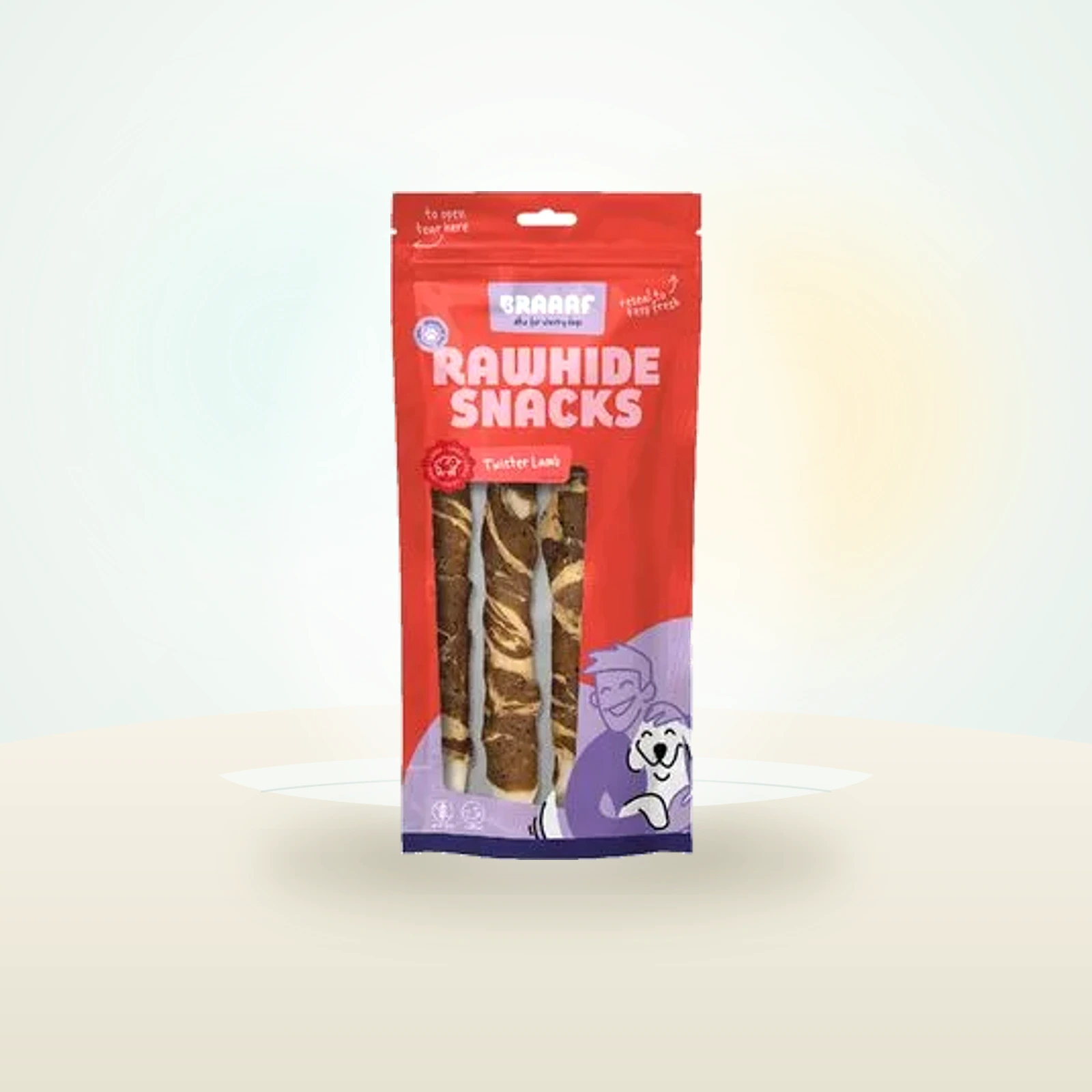 Braaaf Twisters agnello con merluzzo