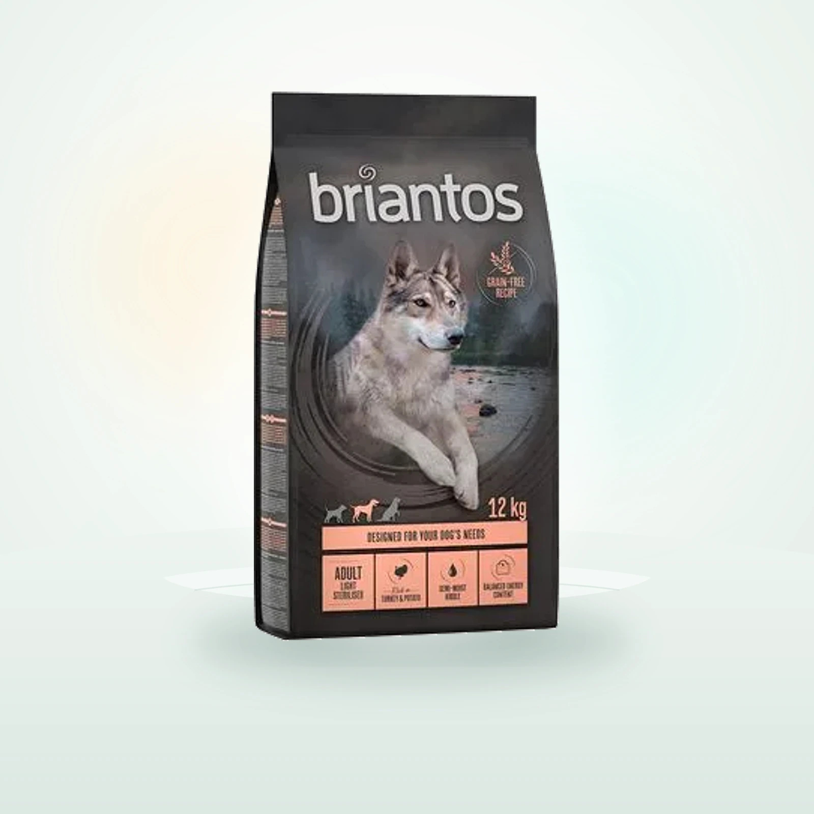 Briantos Adult Light/Sterilised Kalkun & Kartoffel - KORNFRI