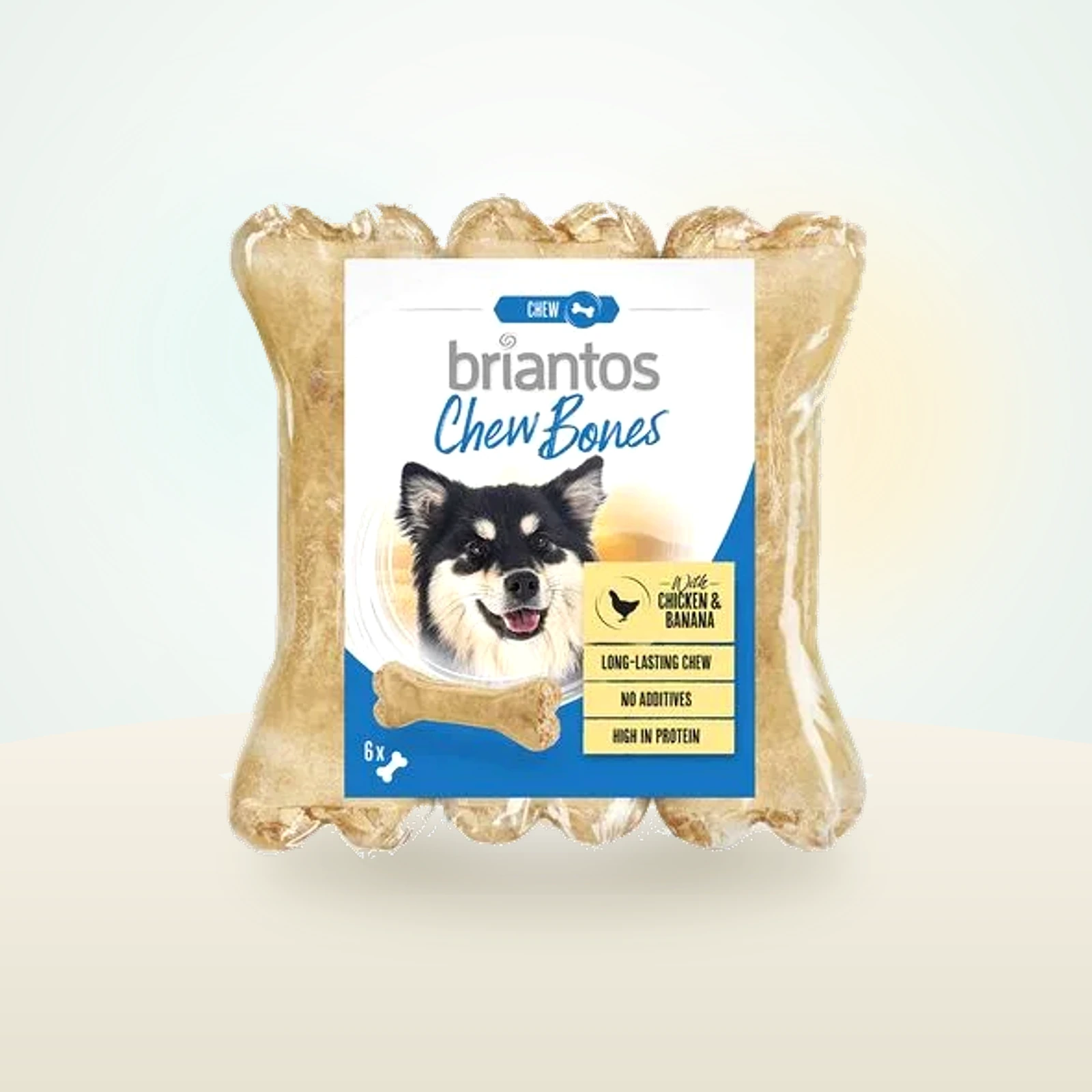 Briantos Chew Bones Huhn & Banane für Hunde