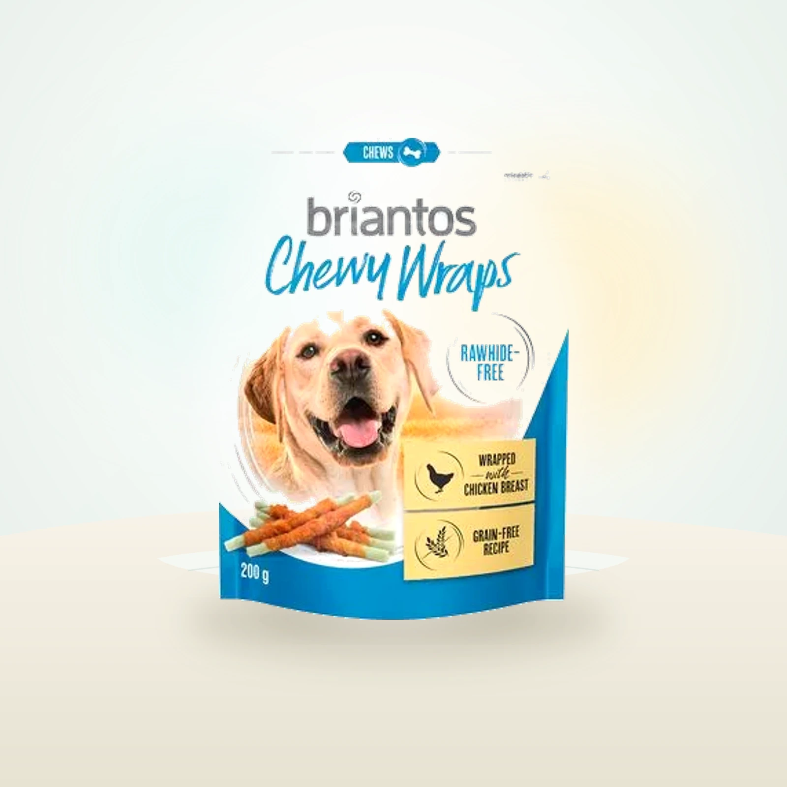 Briantos Chewy Wrap utan råhud för hundar