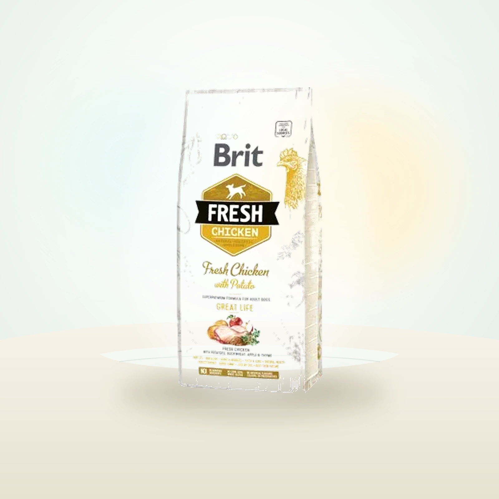 Brit Care Brit Fresh Kylling & Kartoffel Adult Great Life