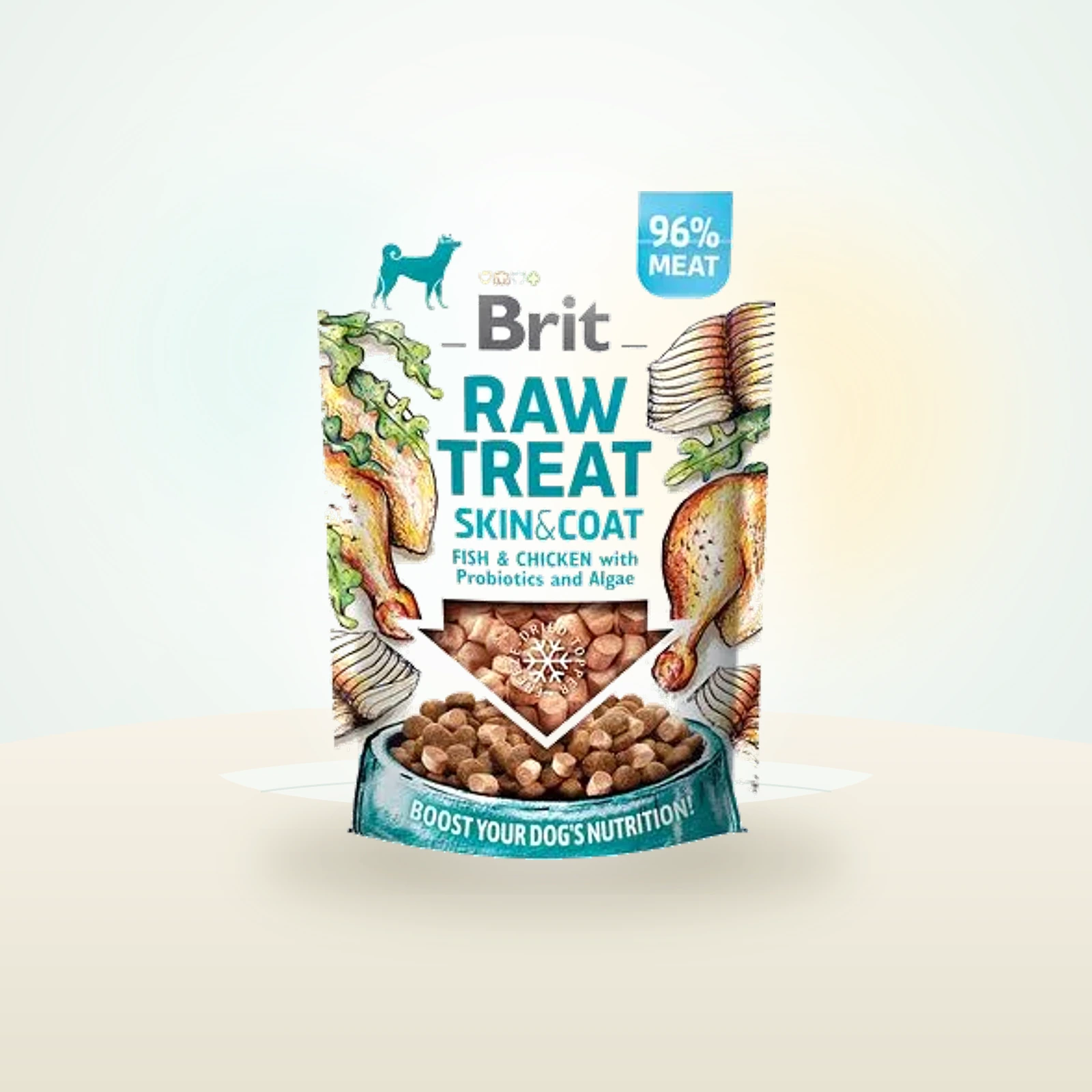 Brit Care Brit Raw Treat Skin & Coat gevriesdroogde traktatie en topper