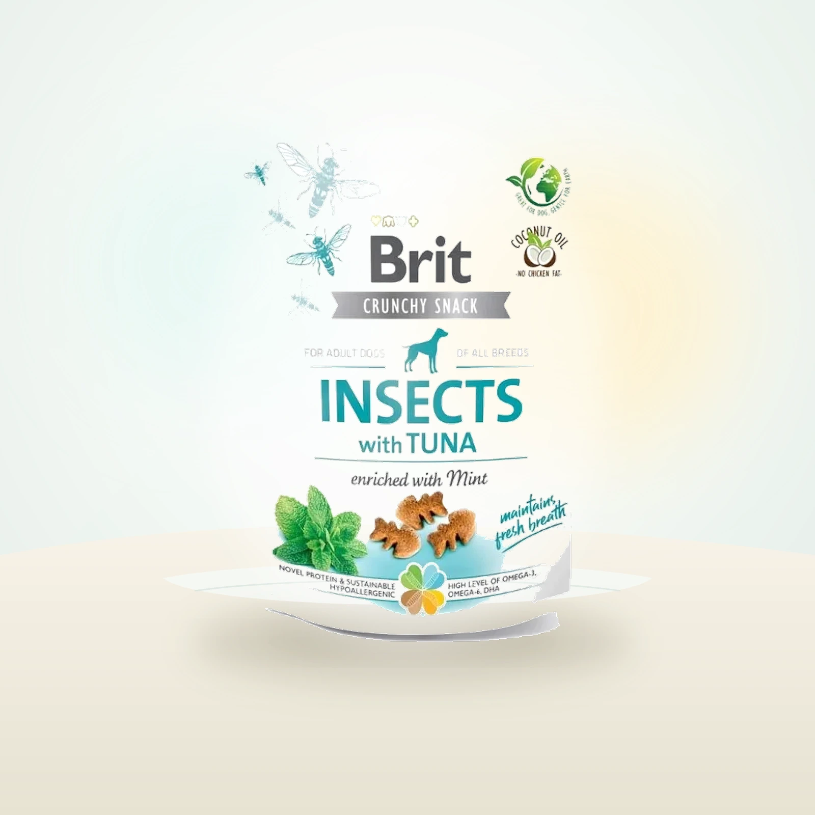 Brit Care Care Dog Crunchy Cracker Insect&Tuna chrupiące przysmaki z insektami i tuńczykiem