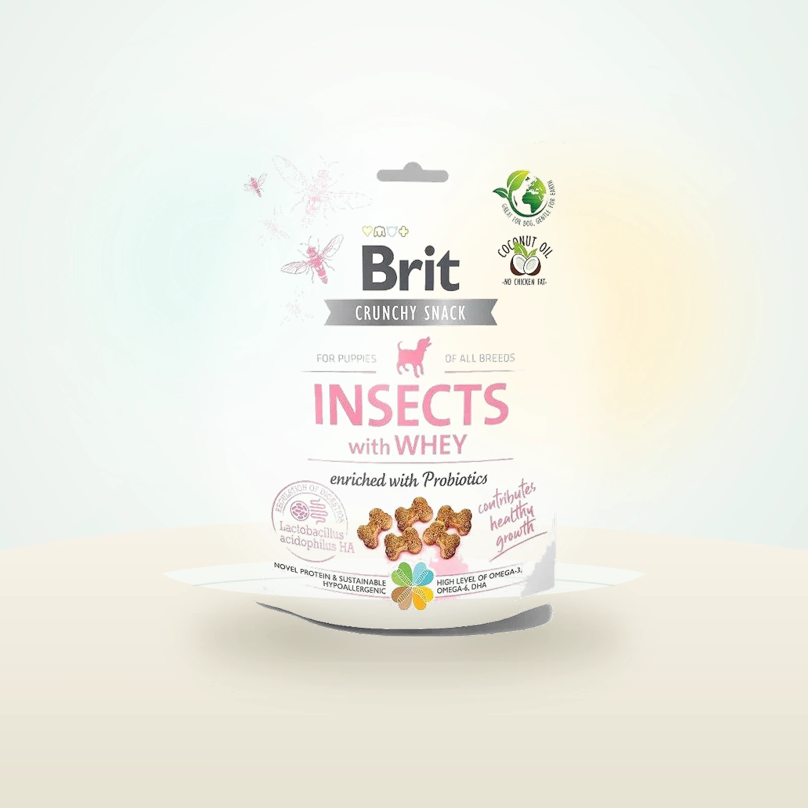 Brit Care Care Dog Crunchy Cracker Puppy Insect przysmaki z insektami dla szczeniąt