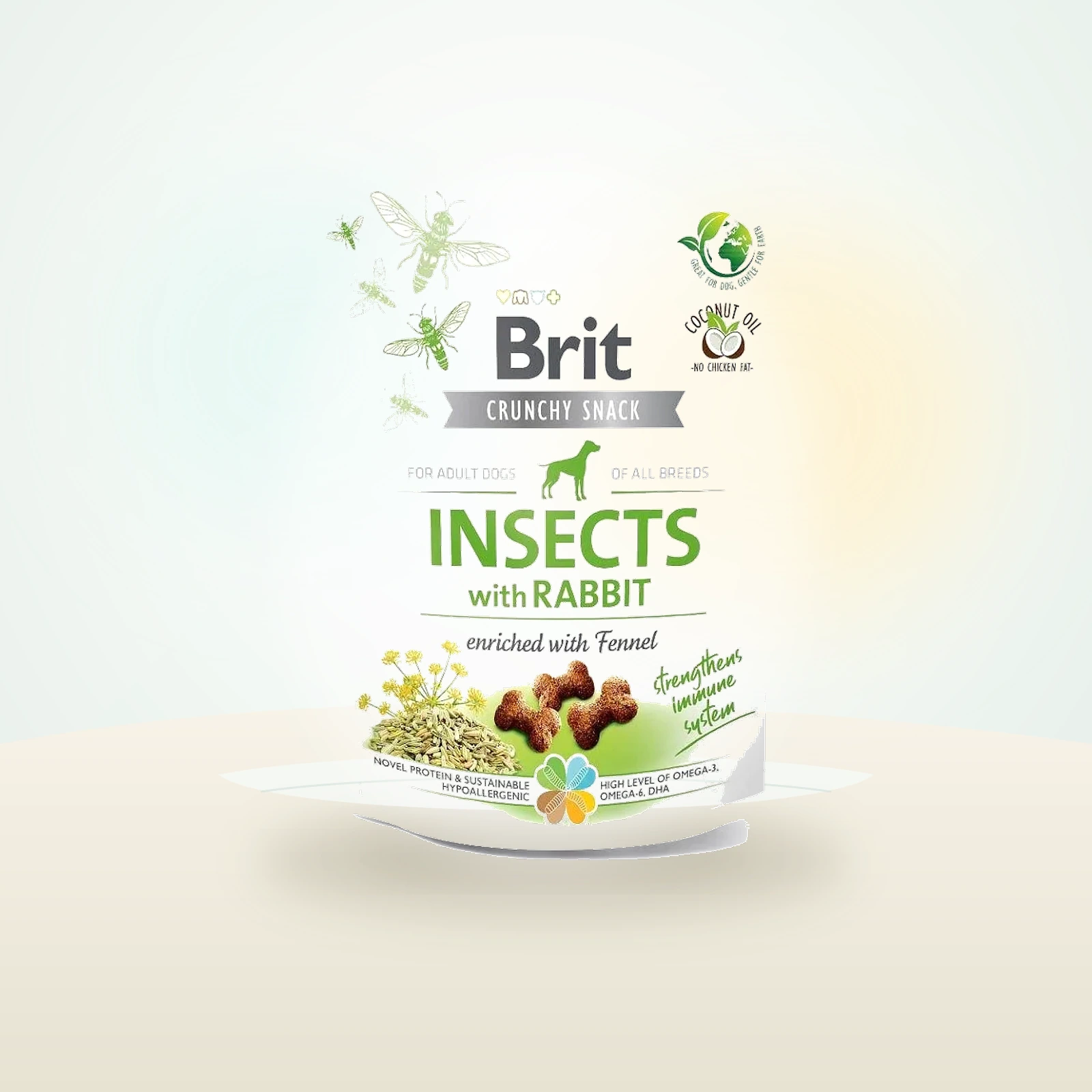 Brit Care Care Dog Crunchy Crakcer Insect & Rabbit