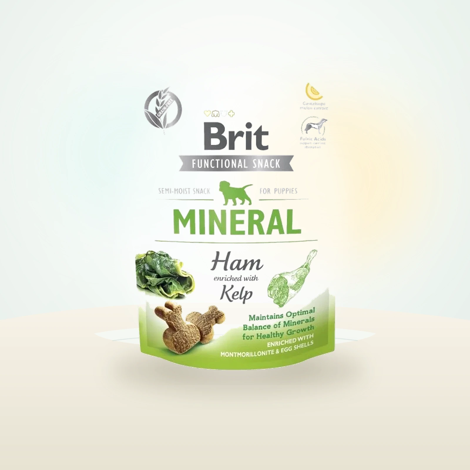 Brit Care Care Dog Functional Snack Mineral Ham przysmak z szynką i algami dla szczeniaka