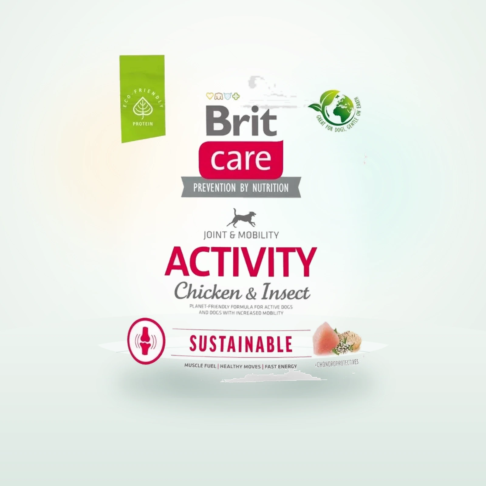 Brit Care CARE Dog Sustainable Activity chicken insekt dla aktywnych dorosłych psów z kurczakiem i insektami