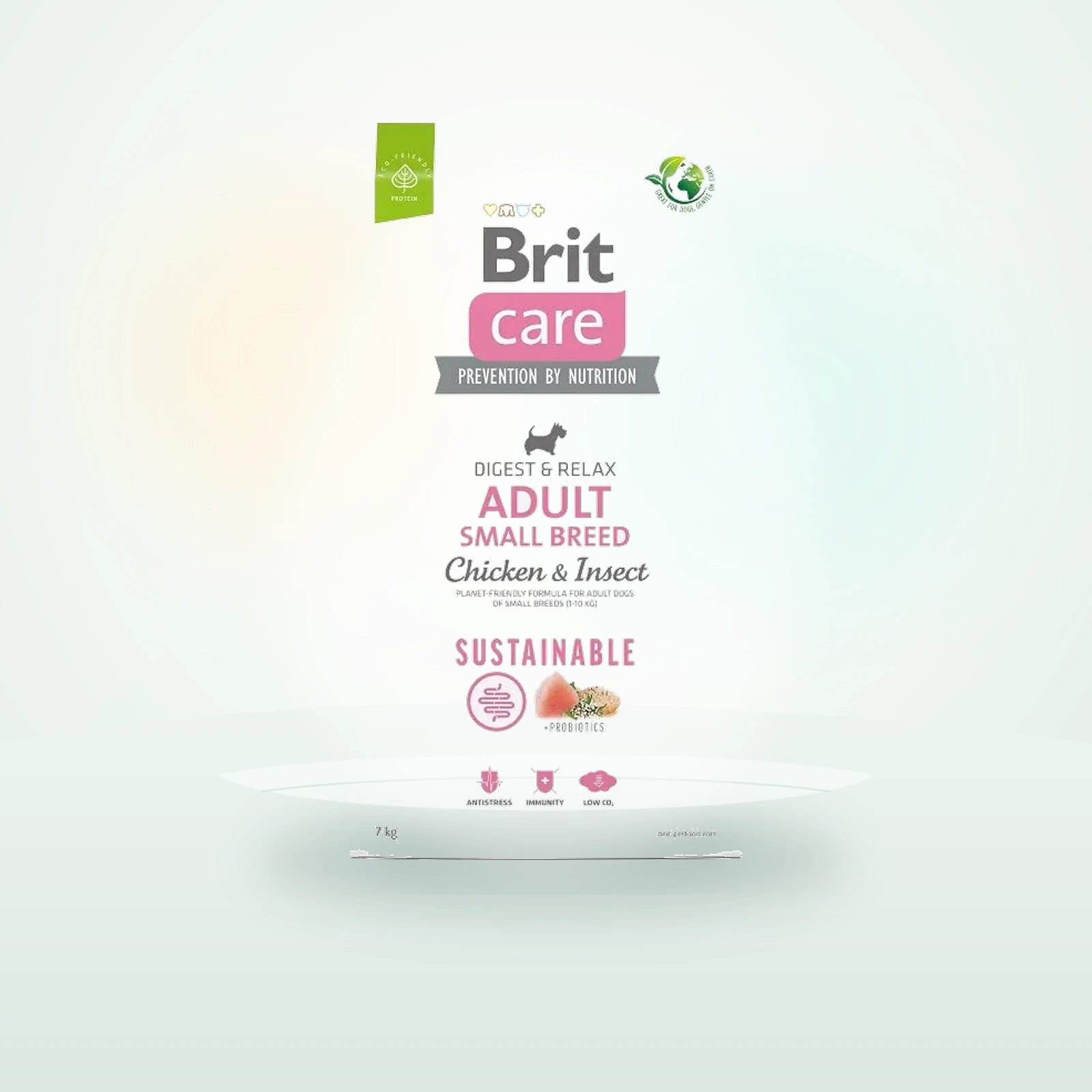 Brit Care Care Dog Sustainable Adult Small Breed z kurczakiem i insektami