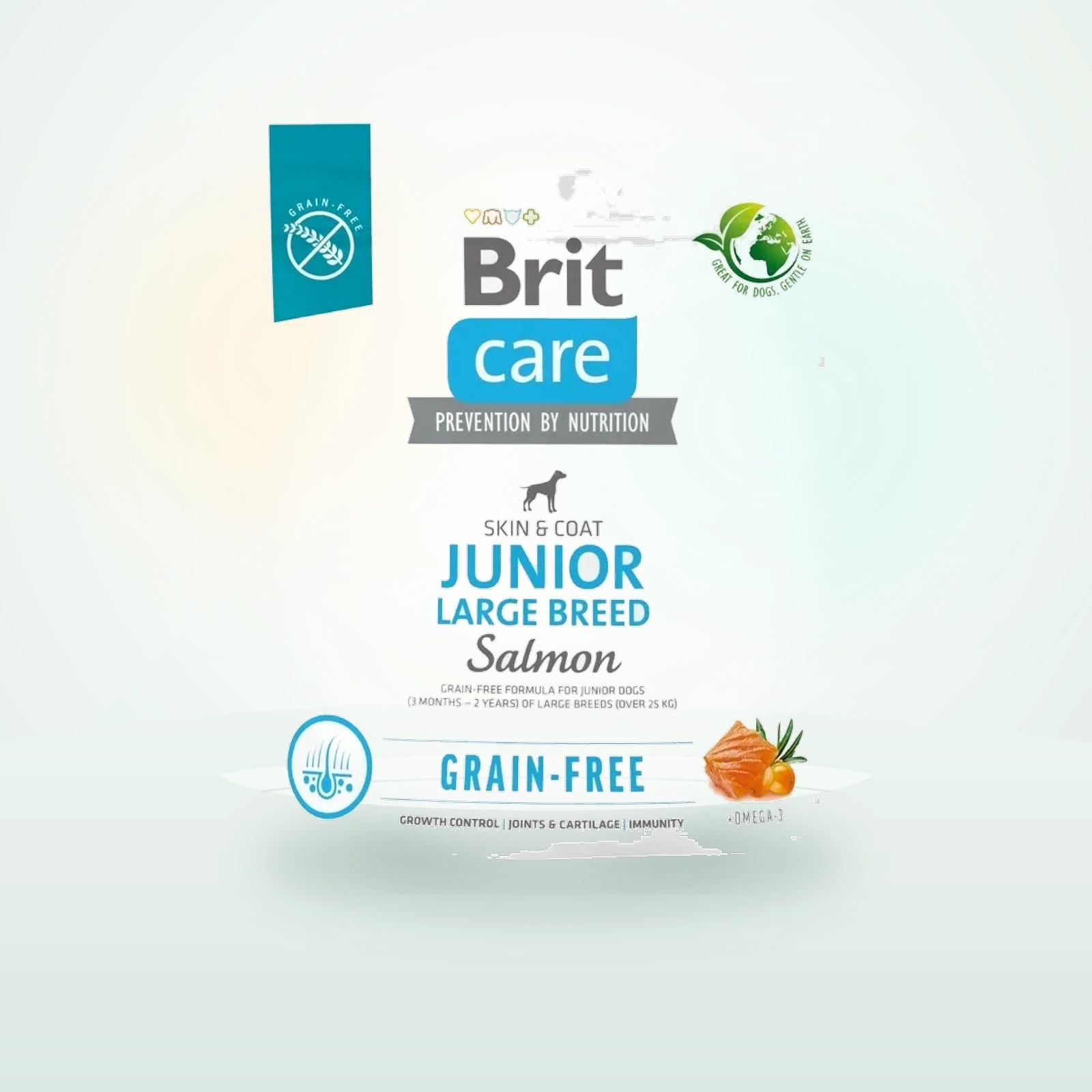 Brit Care Care Grain-free Junior Large Breed karma sucha z łososiem