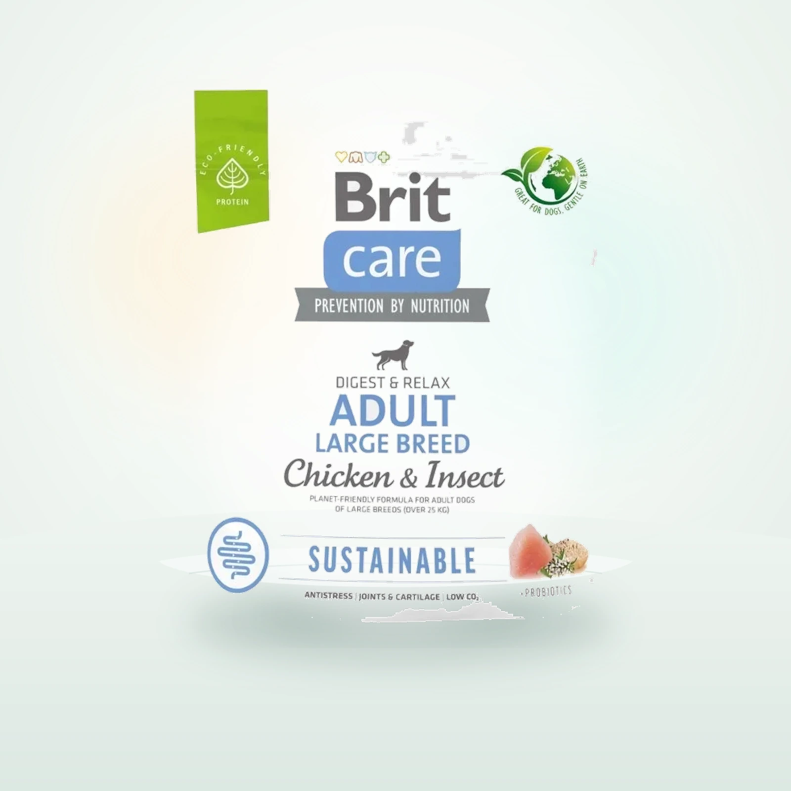 Brit Care CARE Sustainable Adult Large breed chicken insekt dla dorosłych psów dużych ras z kurczakiem i insektami