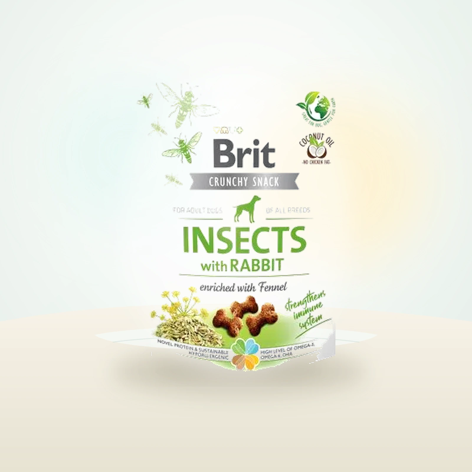Brit Care Crunchy Cracker, Insectes, lapin et fenouil