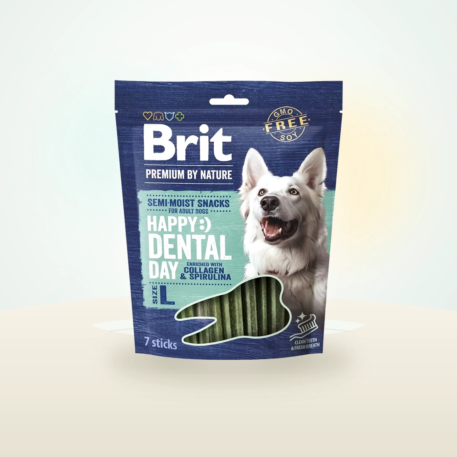 Brit Care Premium Dog Dental Semi-moist Snack L przysmak dentystyczny dla średnich i dużych psów