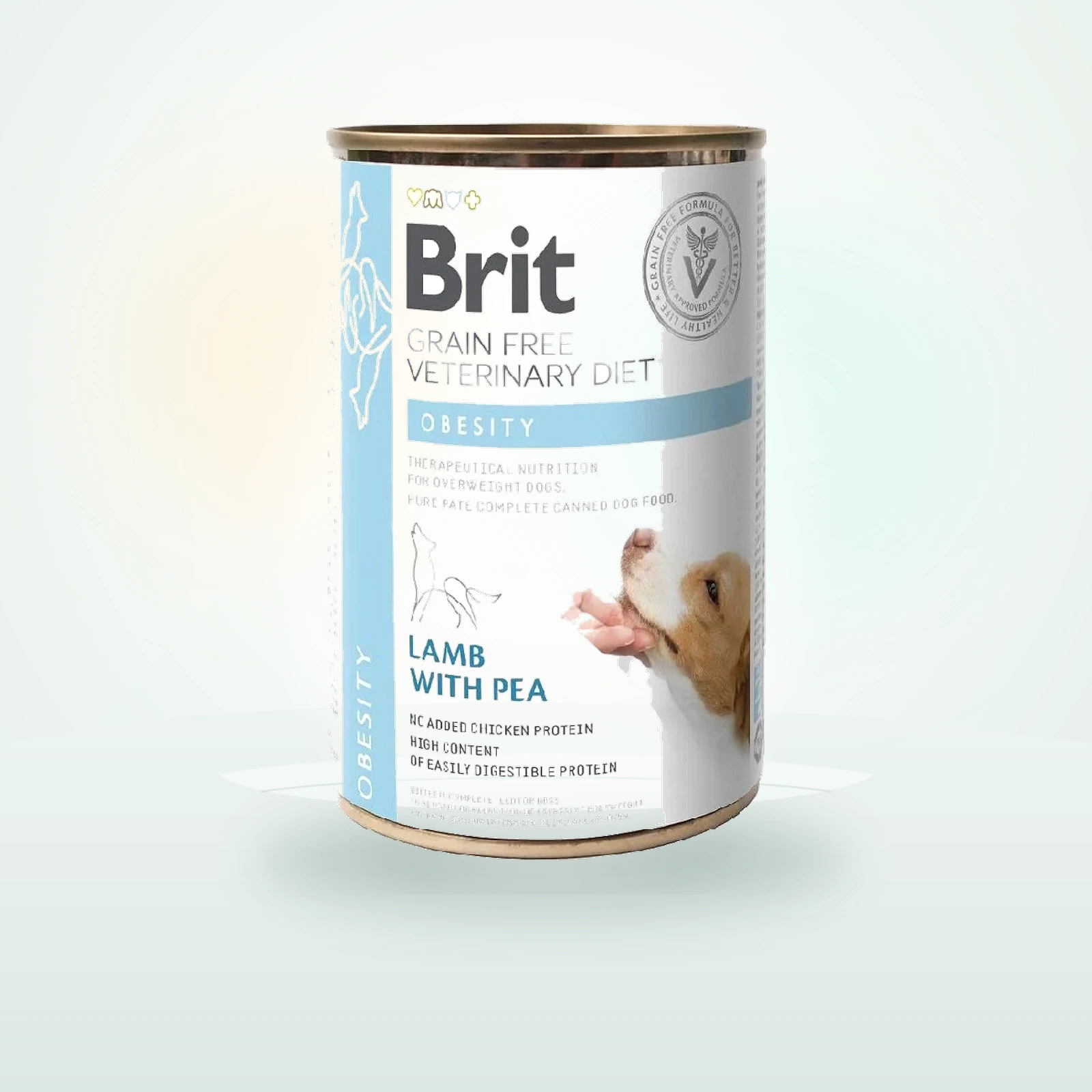 Brit Care Veterinary Diet Obesity Lamb&Pea karma na otyłość dla psa