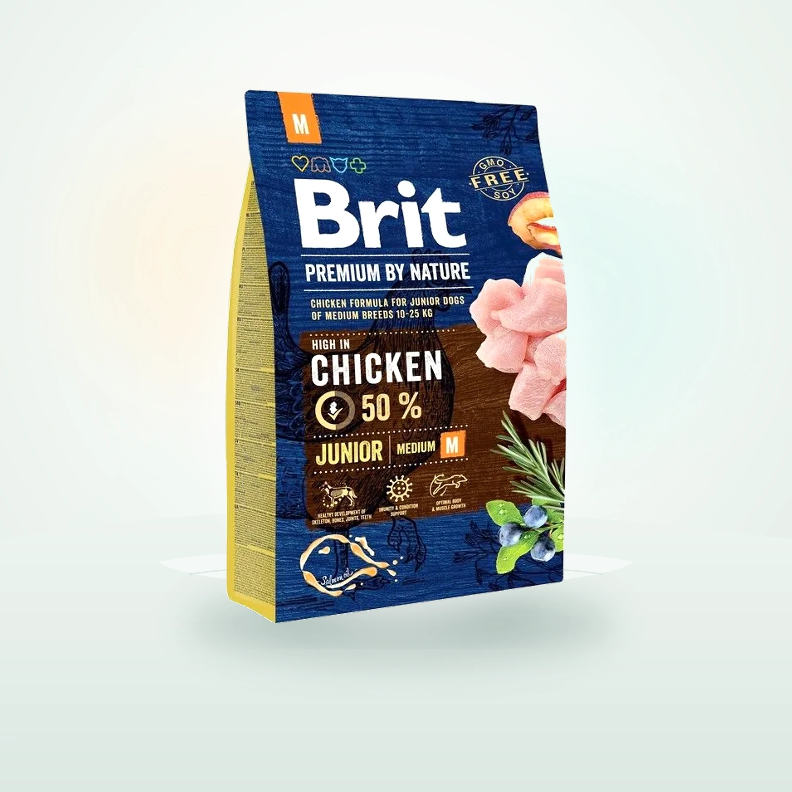 Brit Premium By Nature Junior Medium M Chicken