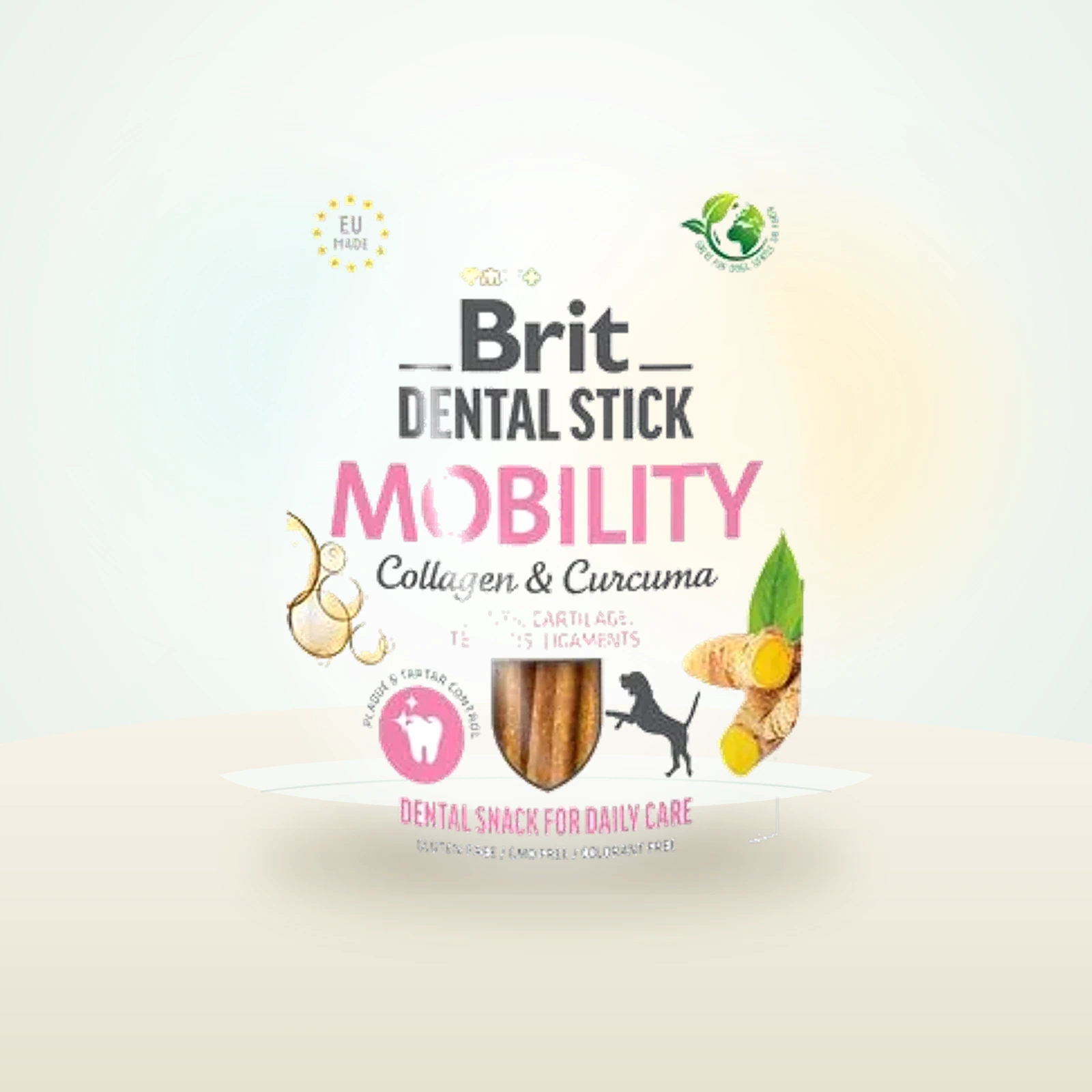 Brit Treats Brit Dental Stick Mobility with Collagen & Curcuma