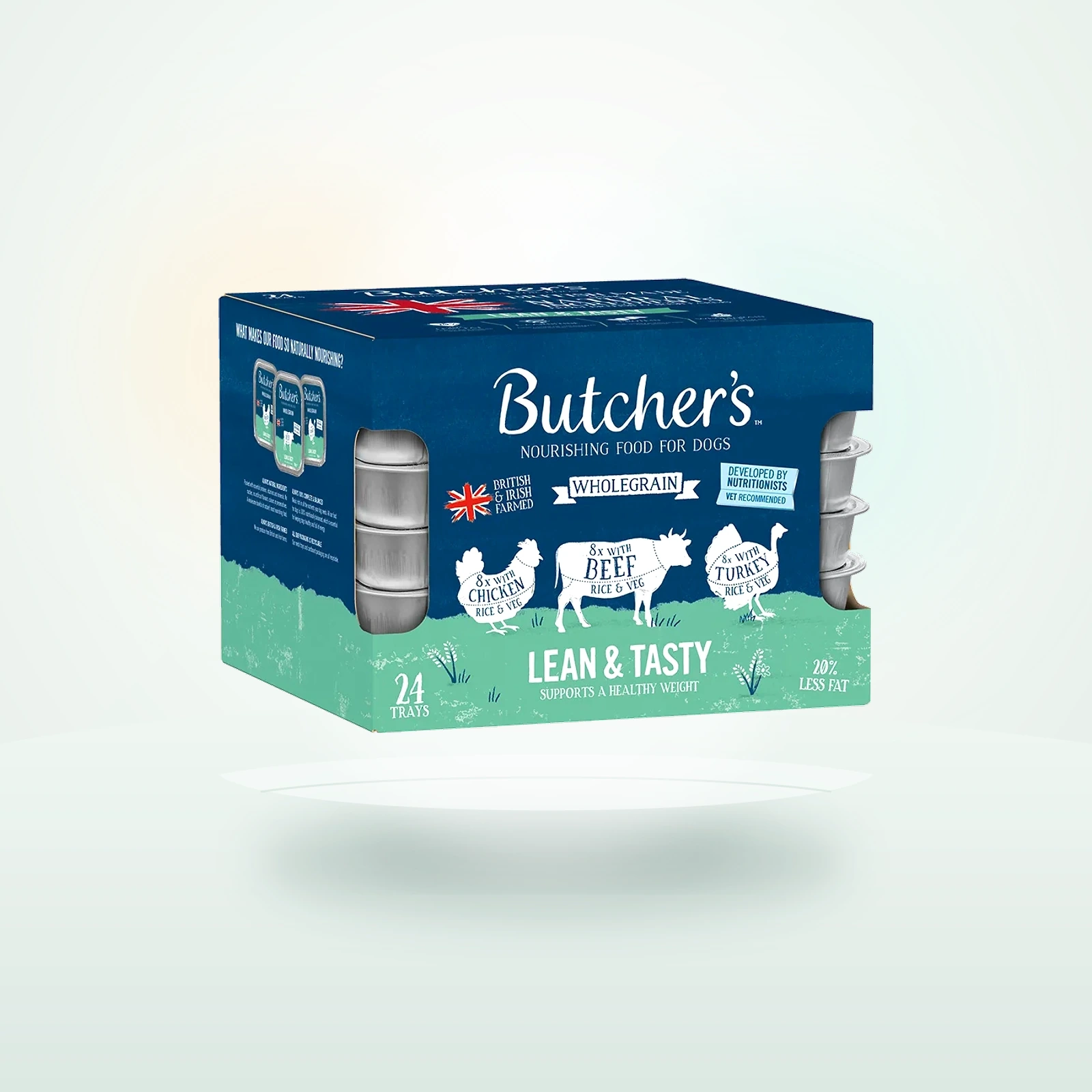 Butcher's Lean and Tasty Wet Adult Dog Food Trays