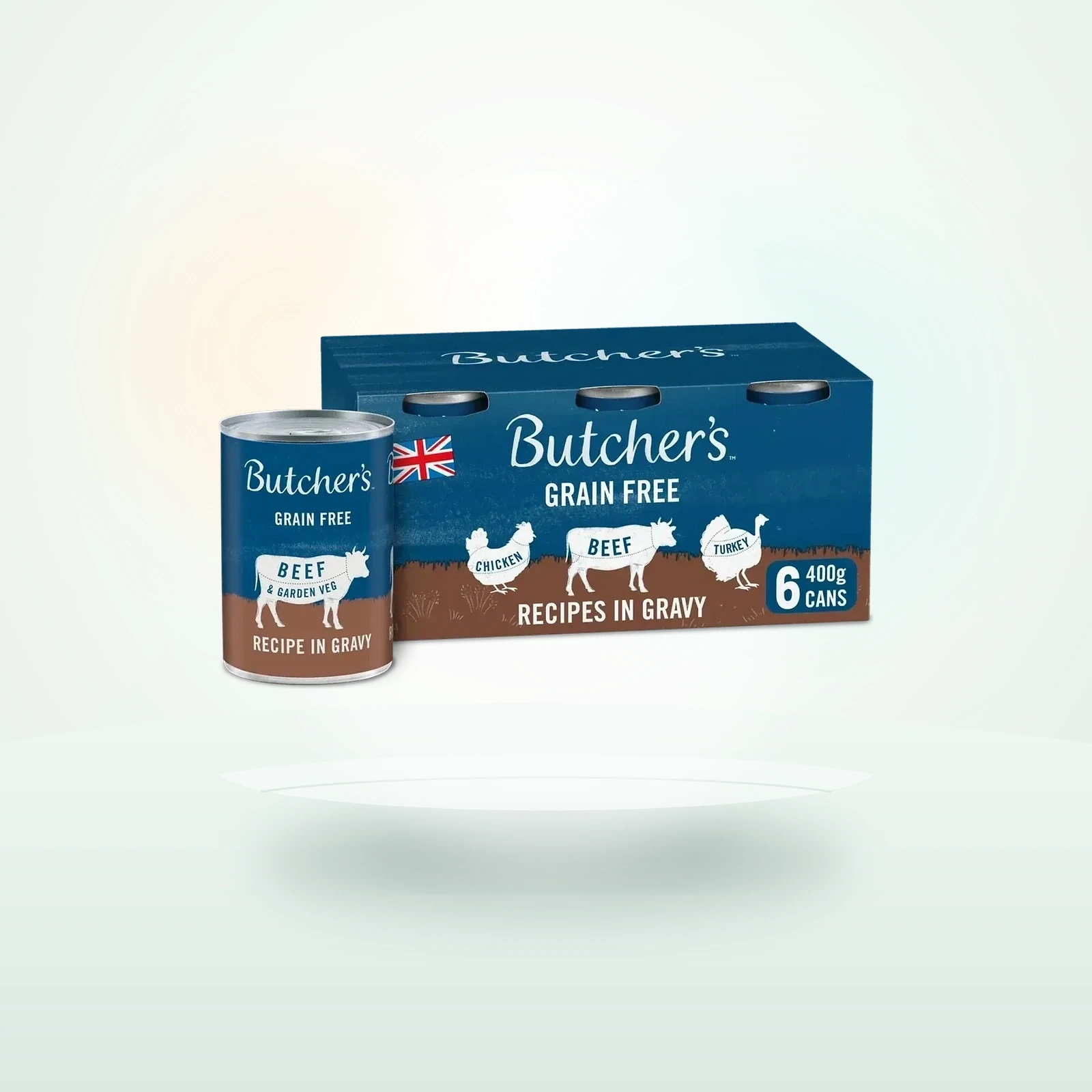 Butcher's Recipes in Gravy 6 pack - 400g