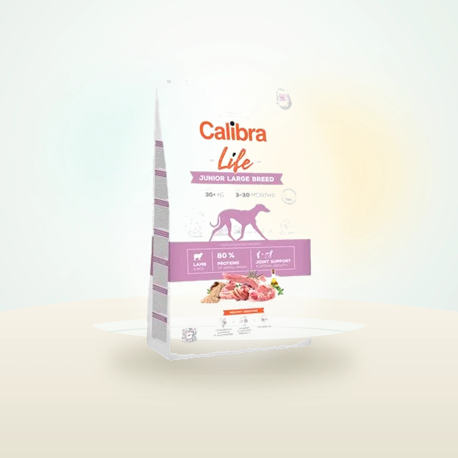 Calibra Dog Life Junior Lam til store racer