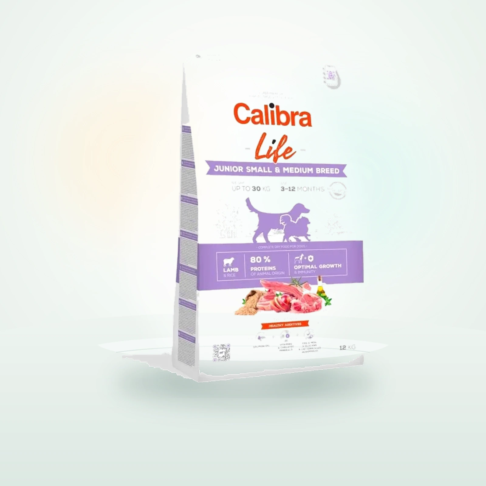 CALIBRA Dog Life Junior Small Medium Breed Lamb z jagnięciną dla młodych psów ras małych i średnich