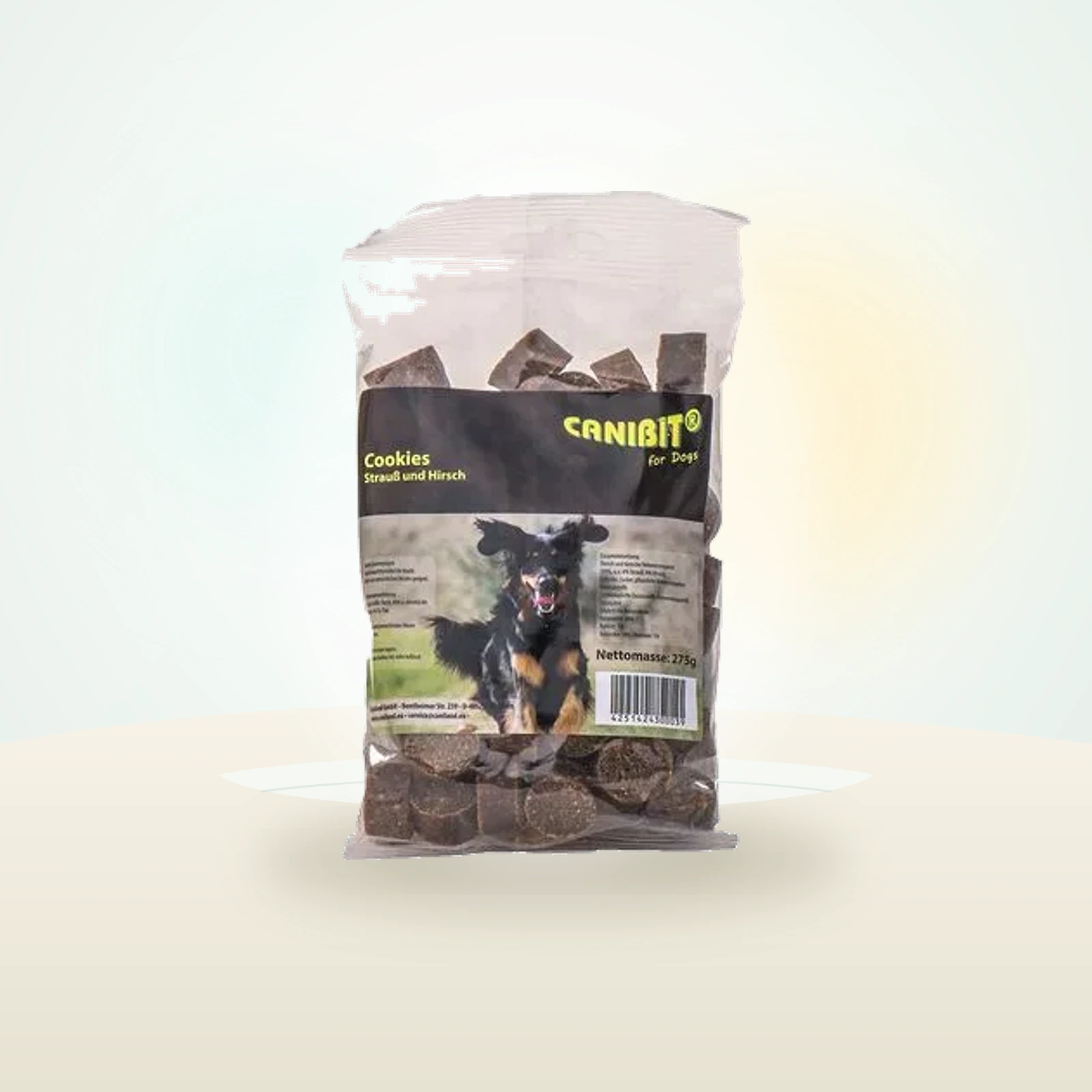 Caniland biscoitos de avestruz e veado