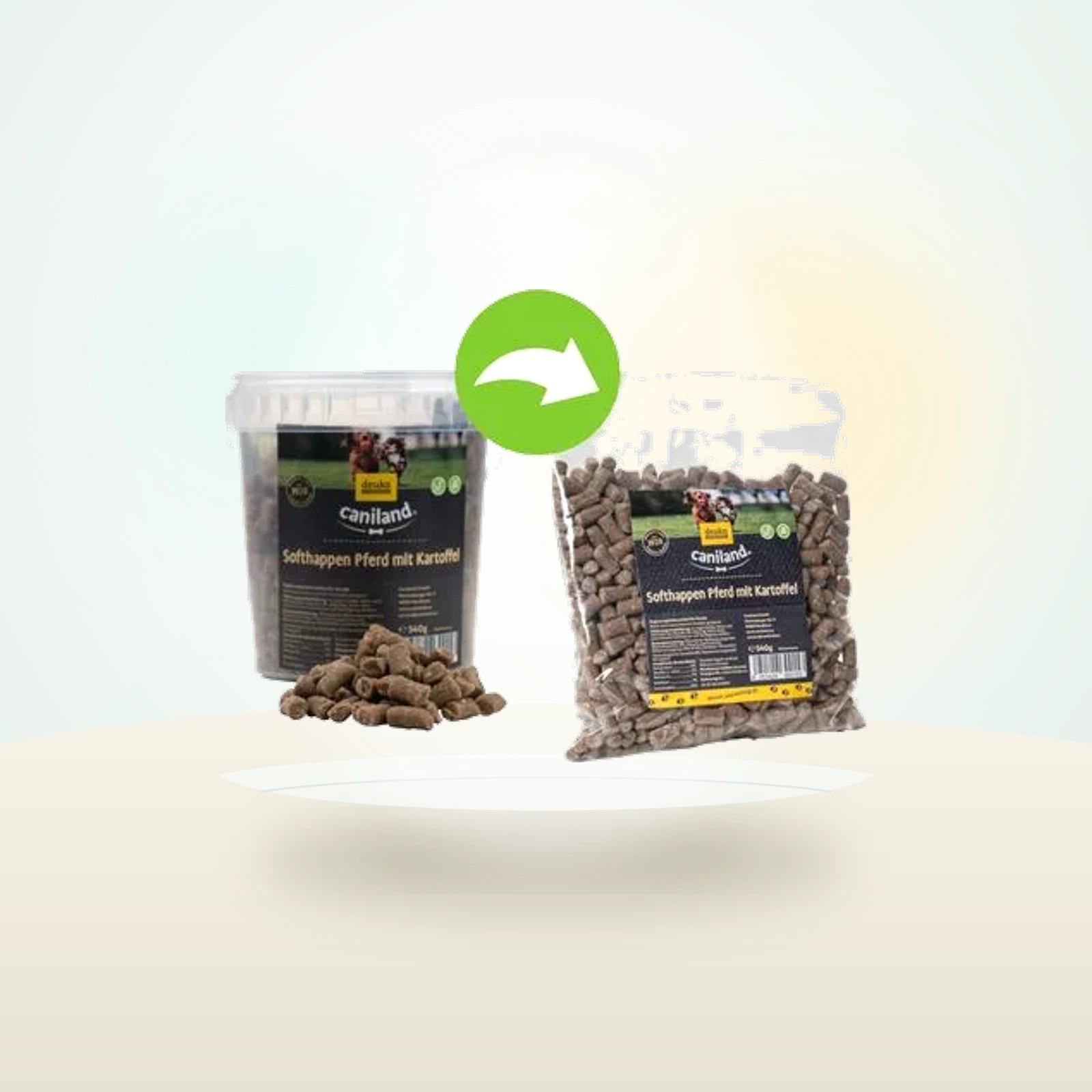 Caniland Soft bocaditos de caballo sin cereales
