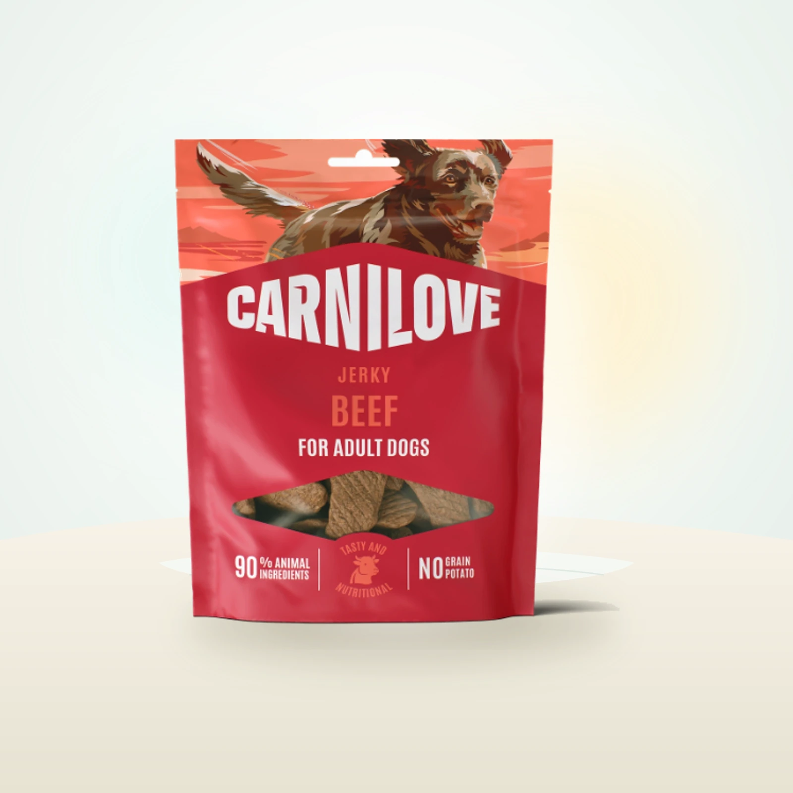 Carnilove Adult Jerky Dog Treats - Beef Fillets