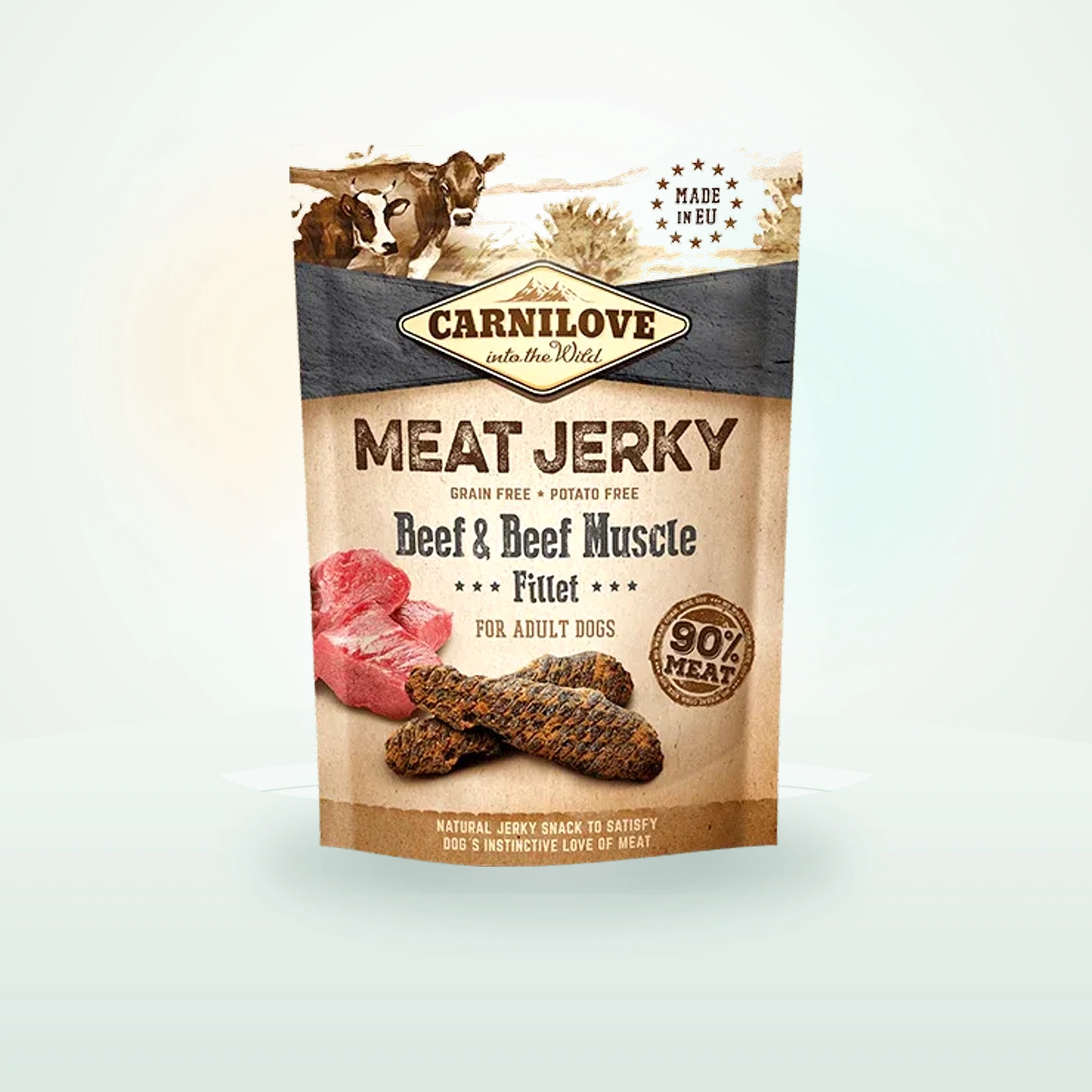 Carnilove Beef and Beef Muscle Meat Jerky