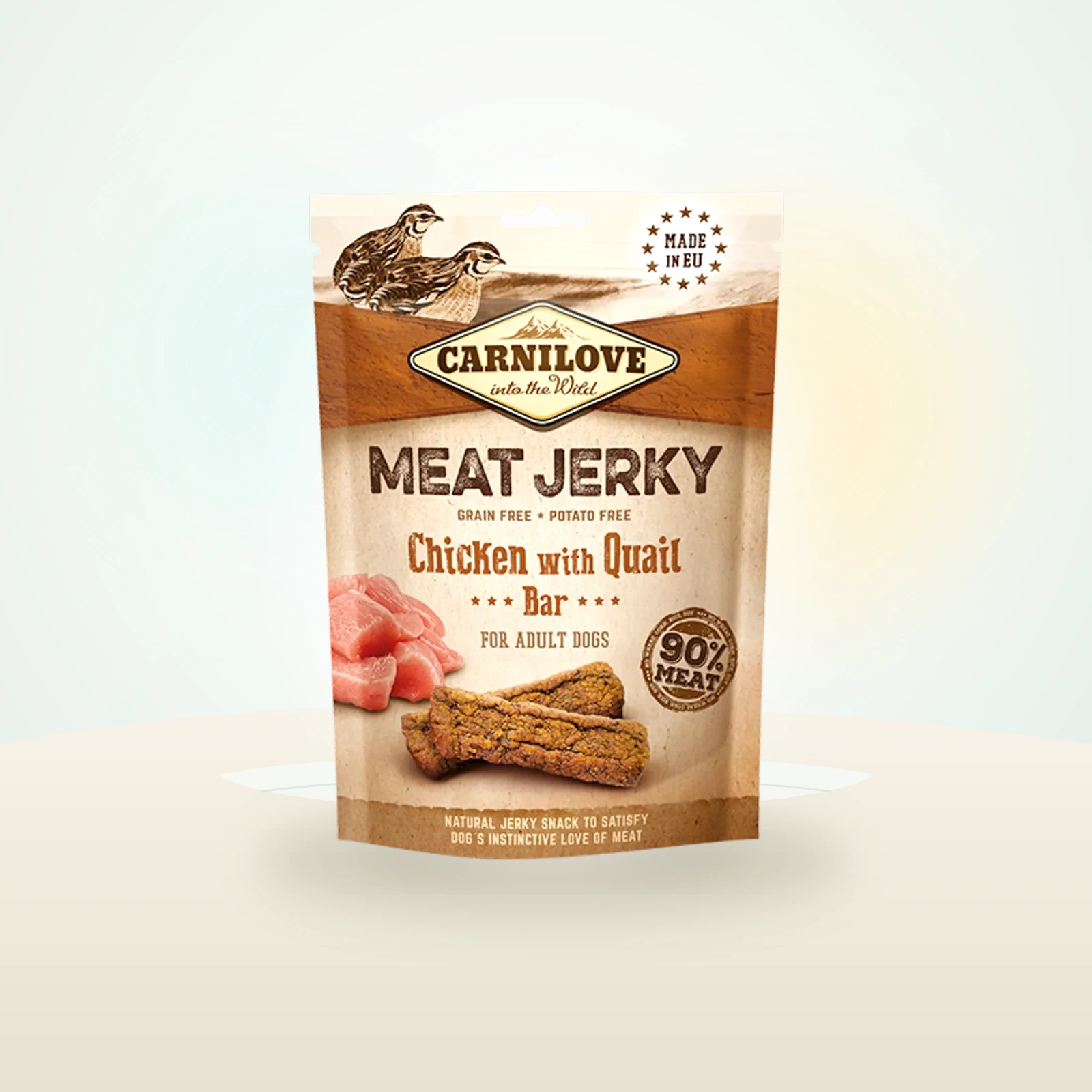 Carnilove Grain-Free Jerky Chicken With Quail Bar Dog Treats