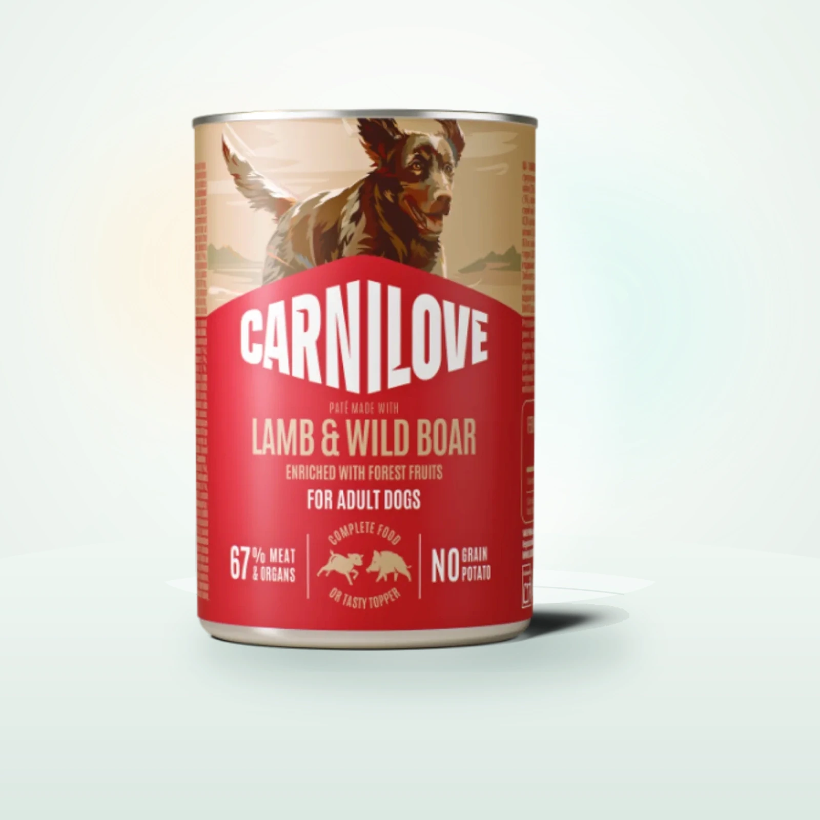 Carnilove Grain-Free Lamb & Wild Boar Dog Food Cans