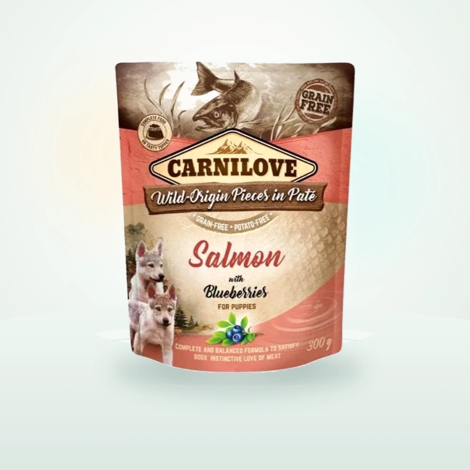 Carnilove Salmon with Blueberries Pouch for Puppies