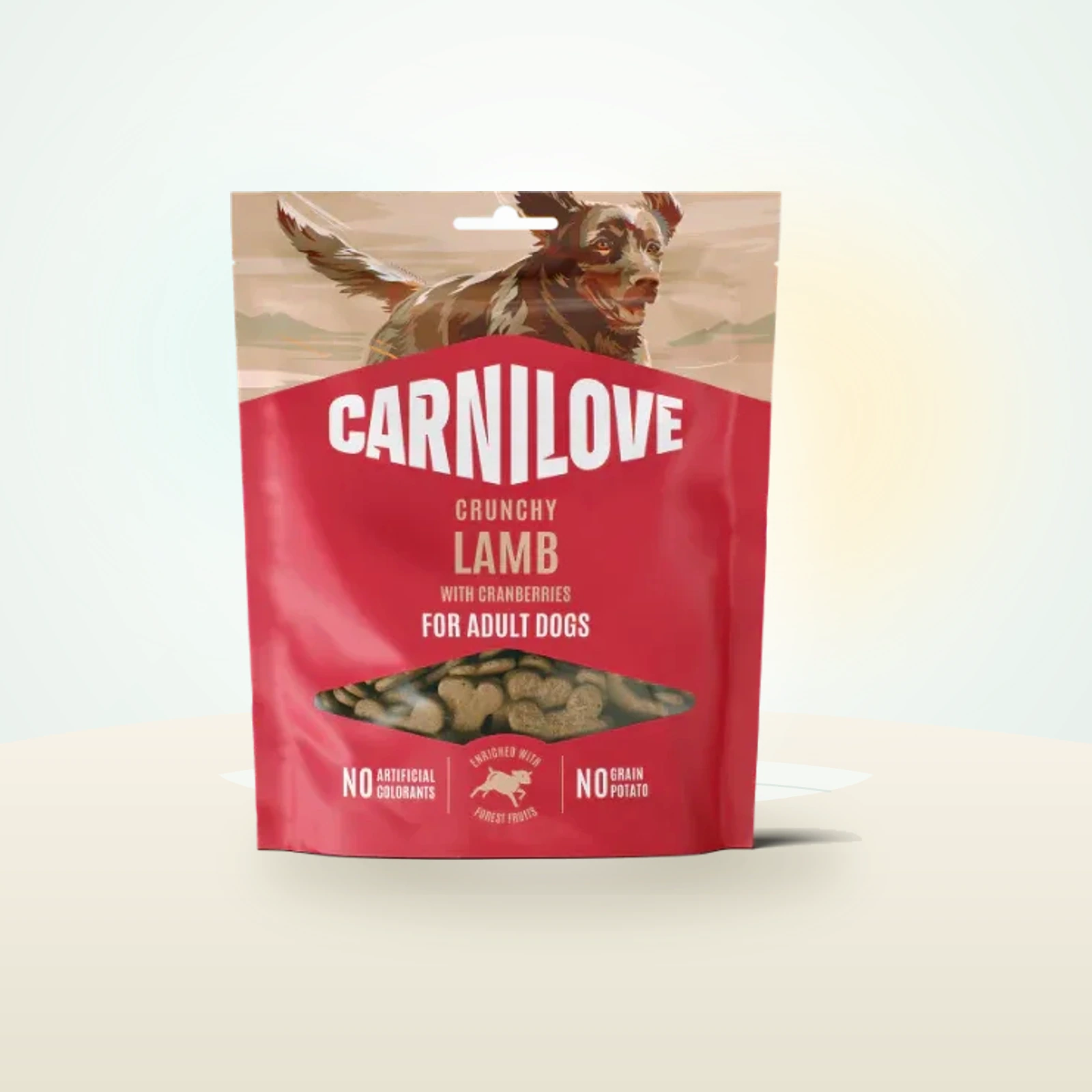 Carnilove Sensitive Grain Free Crunchy Dog Treats - Lamb with Cranberries
