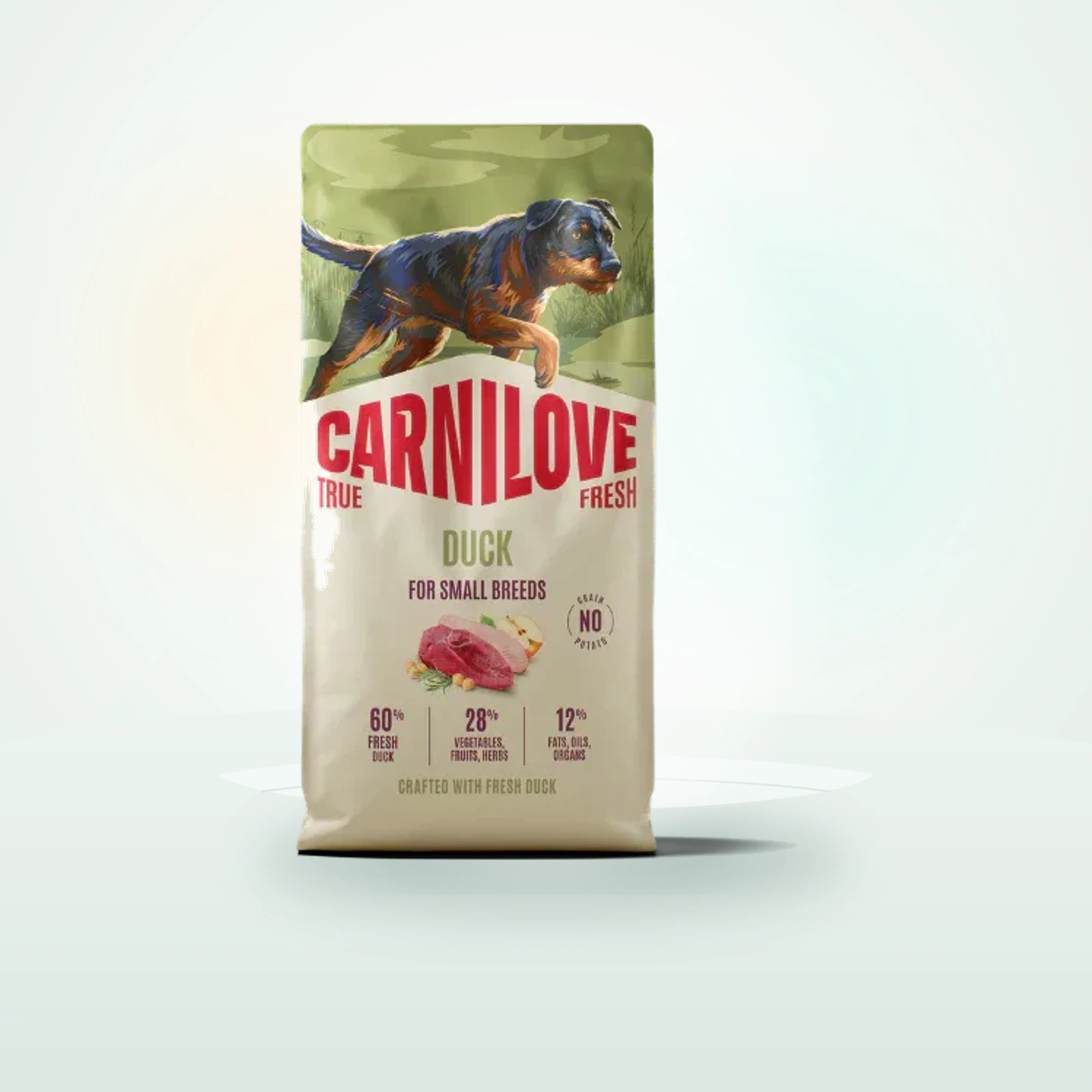 Carnilove True Fresh Small Breed Adult Dry Dog Food - Fresh Duck