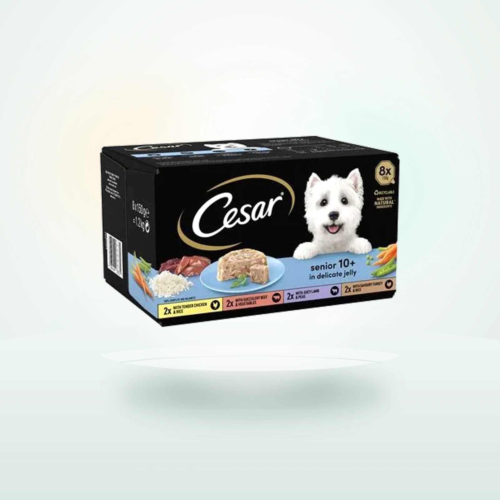 Cesar Senior 10+ Trays