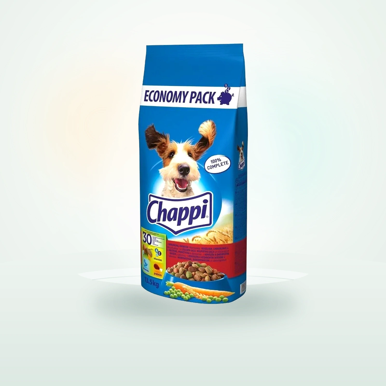 CHAPPI - sucha karma dla psów z wołowiną, drobiem i warzywami