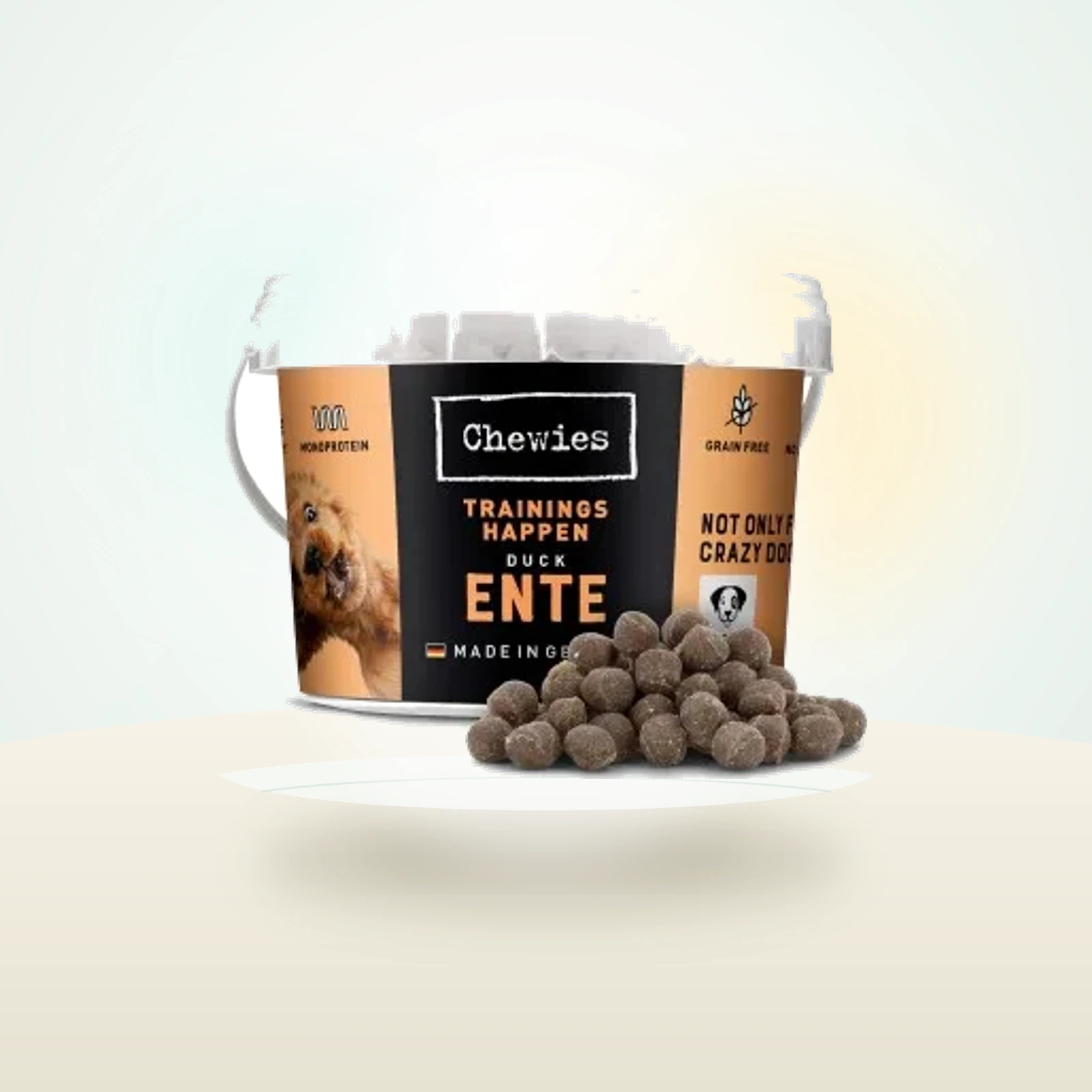 Chewies Trainings-Happen Monoprotein-Snack Ente