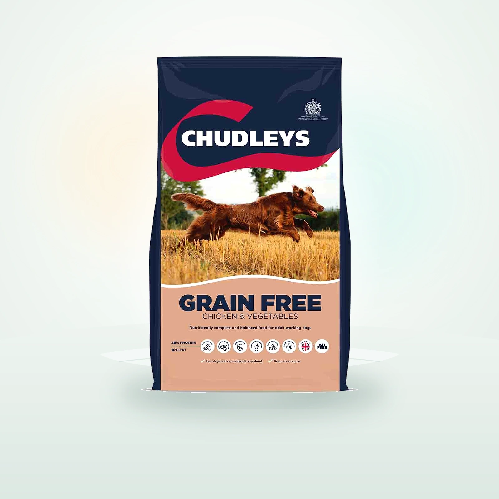 Chudleys Working Dog Grain Free Dry Dog Food - Chicken & Vegetables