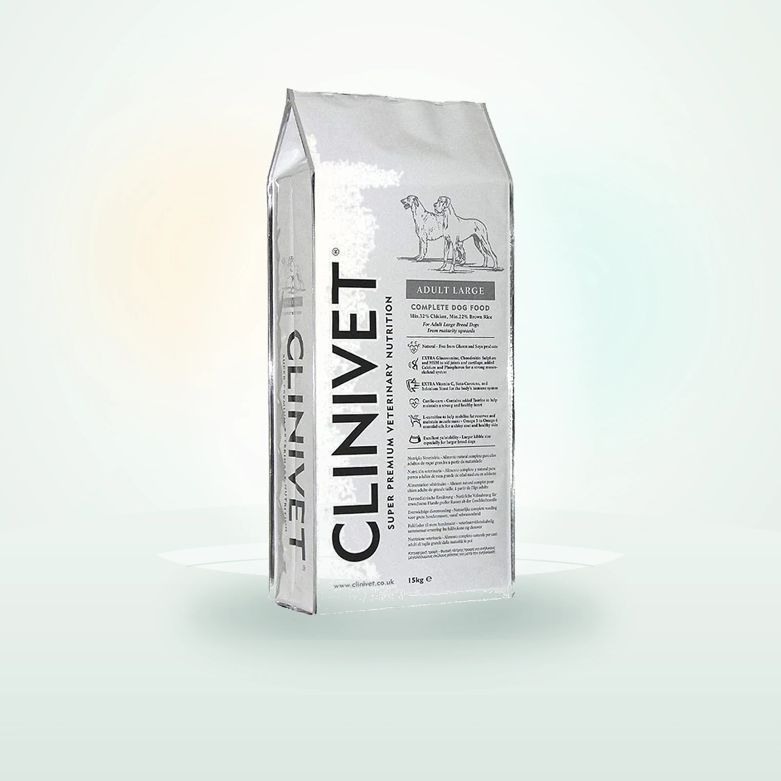 Clinivet Large Breed Adult Chicken Hypoallergenic Dry Dog Food
