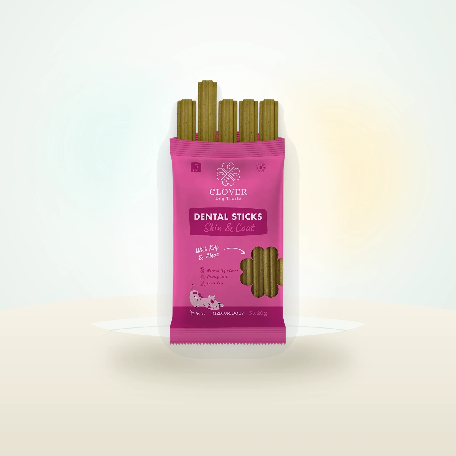 Clover Dog Treats Skin & Coat Sticks
