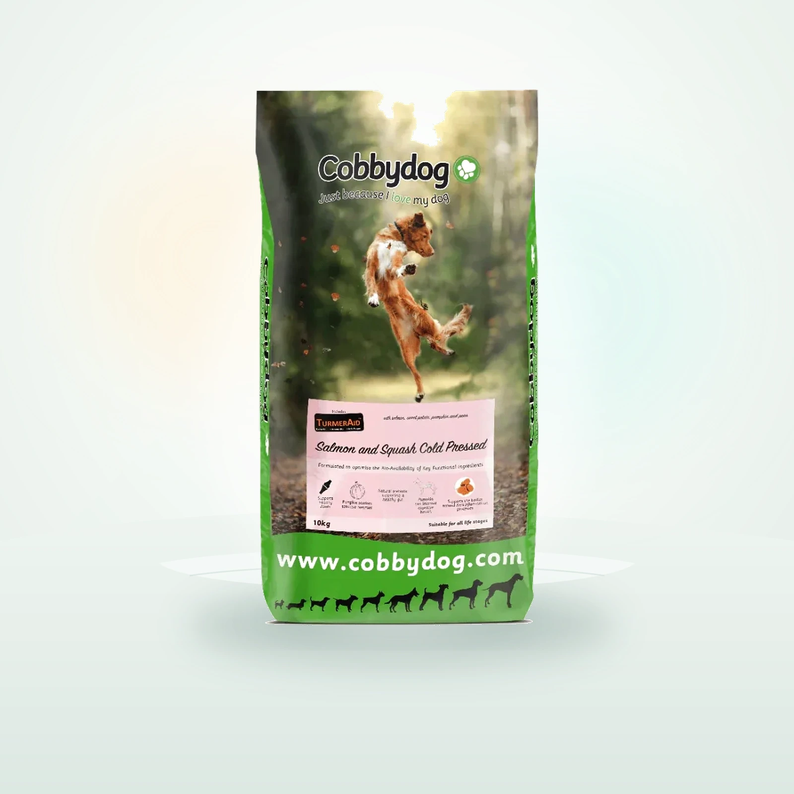 Cobbydog Salmon and Squash Cold Pressed Dog Food