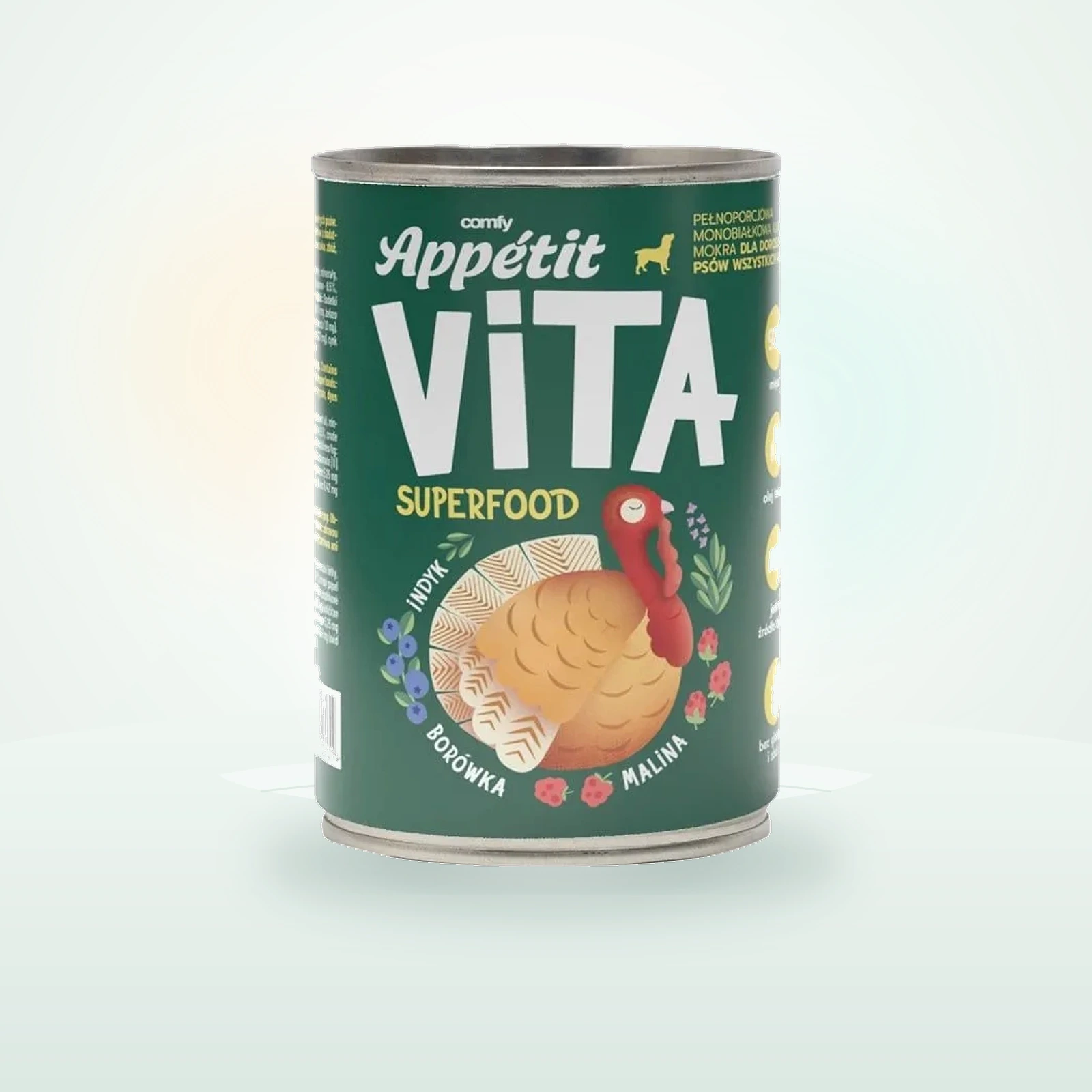 COMFY APPETIT VITA Superfood Indyk monoproteinowa karma dla psów