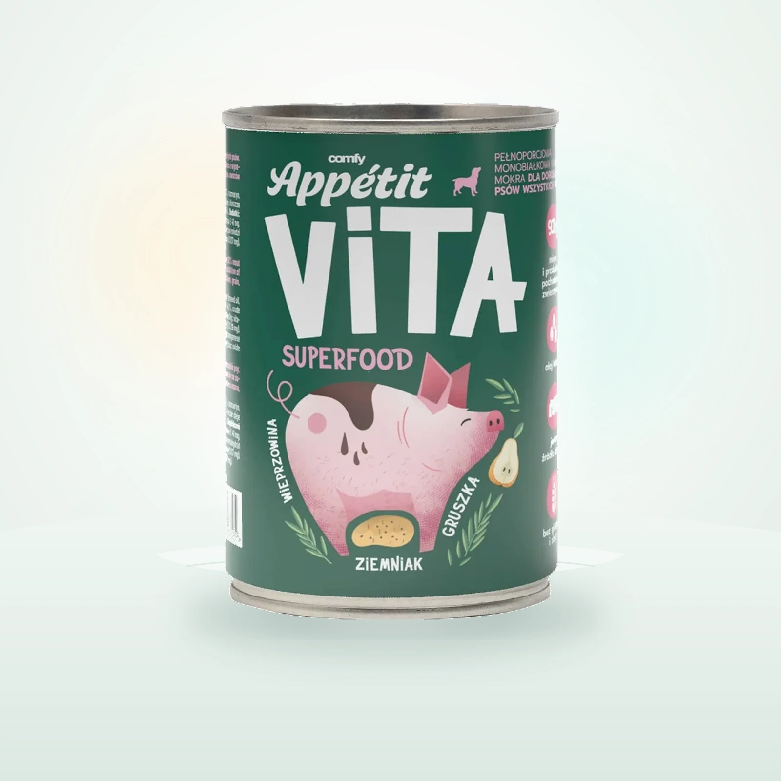 COMFY APPETIT VITA Superfood Wieprzowina monoproteinowa karma dla psów