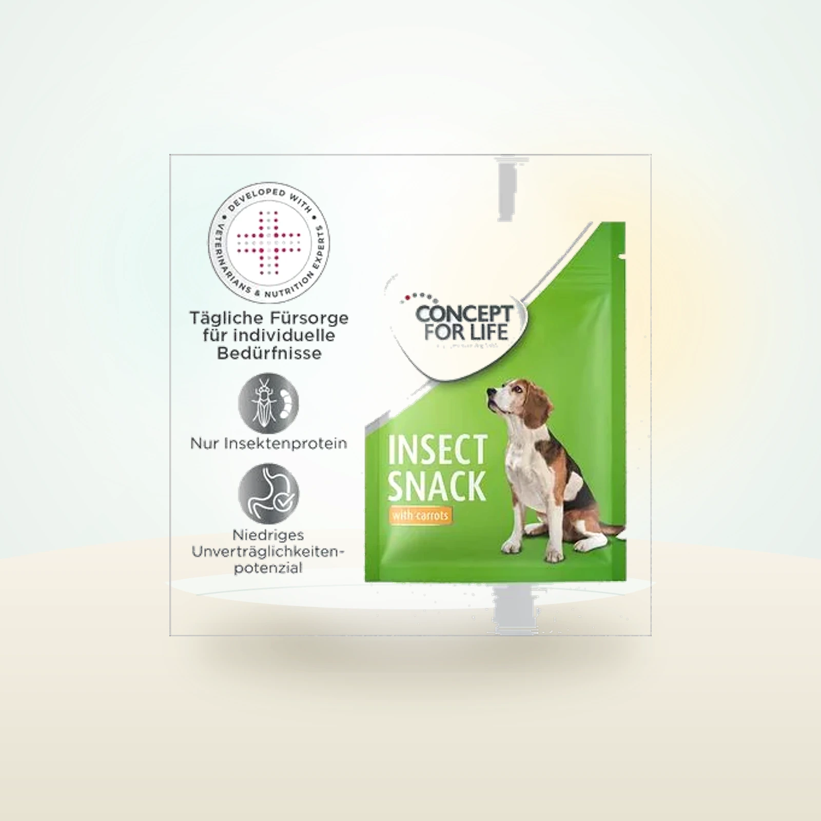Concept for Life Insect Snack mit Karotte