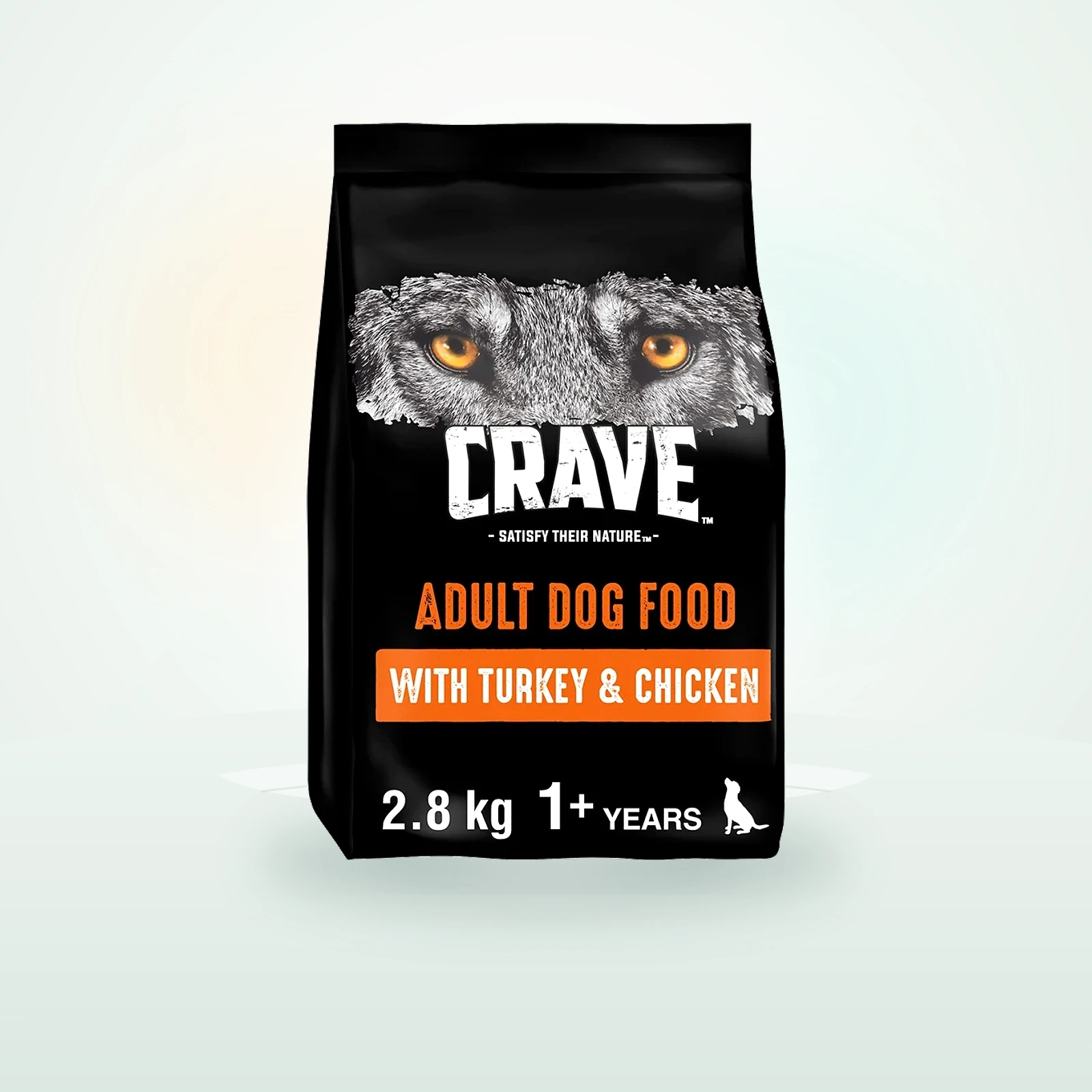 CRAVE Grain Free Complete Dry Adult Dog Food Turkey & Chicken