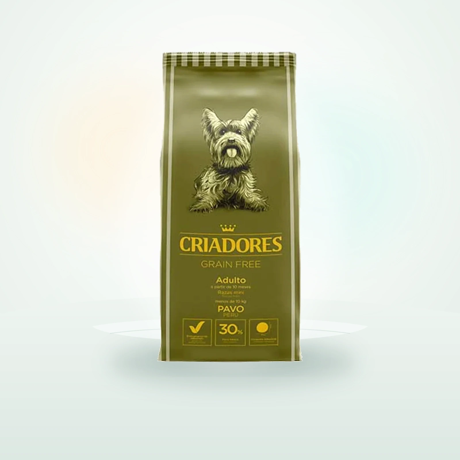 Criadores Adulto Grain Free Pavo pienso de razas mini