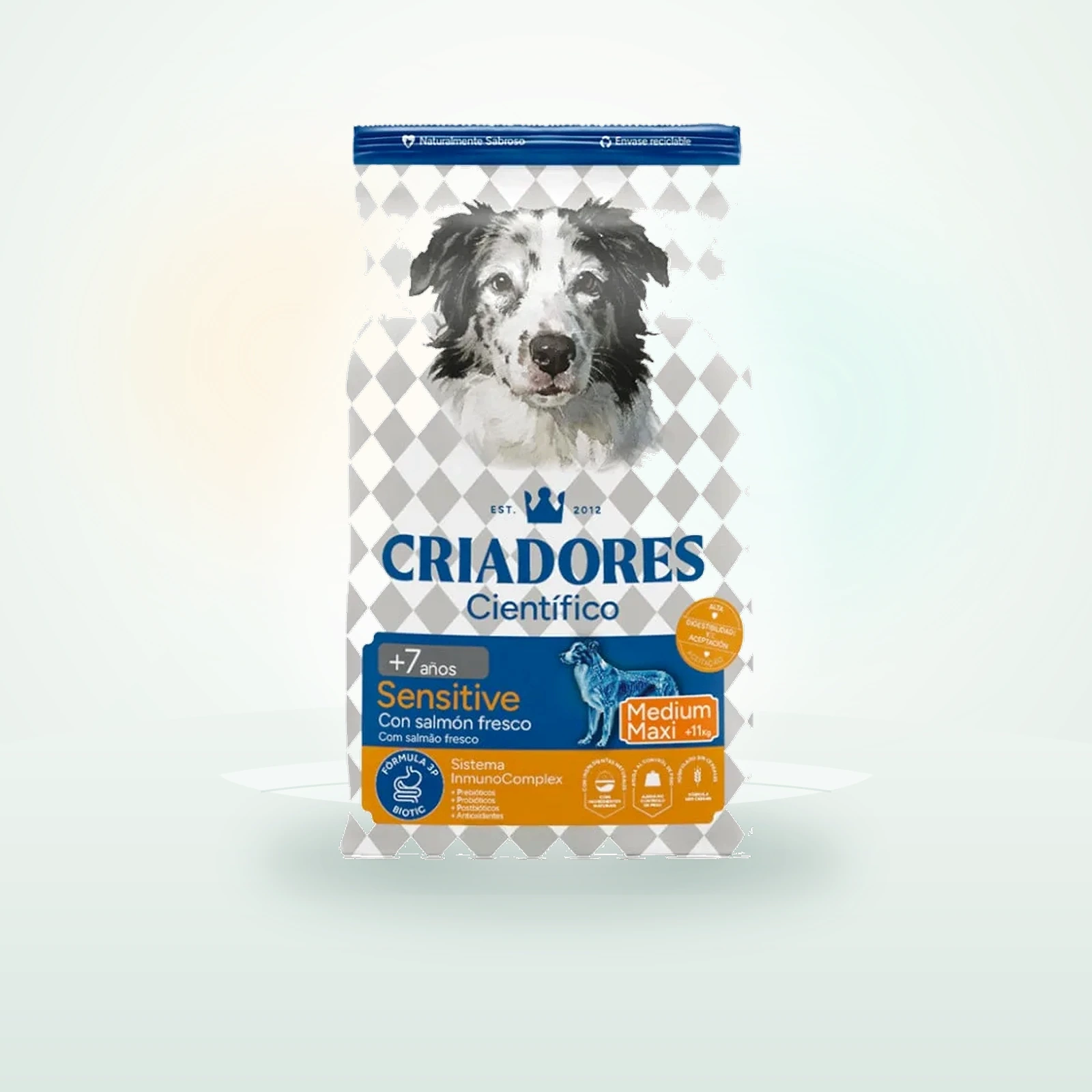 Criadores Científico Senior Sensitive Medium-Maxi Pienso Salmón