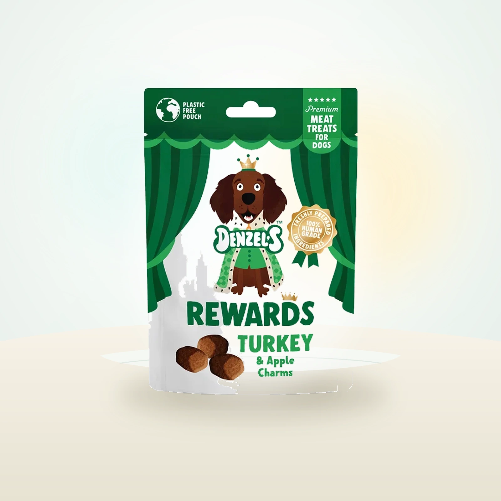 Denzel's Rewards Turkey & Apple Charms Dog Treats